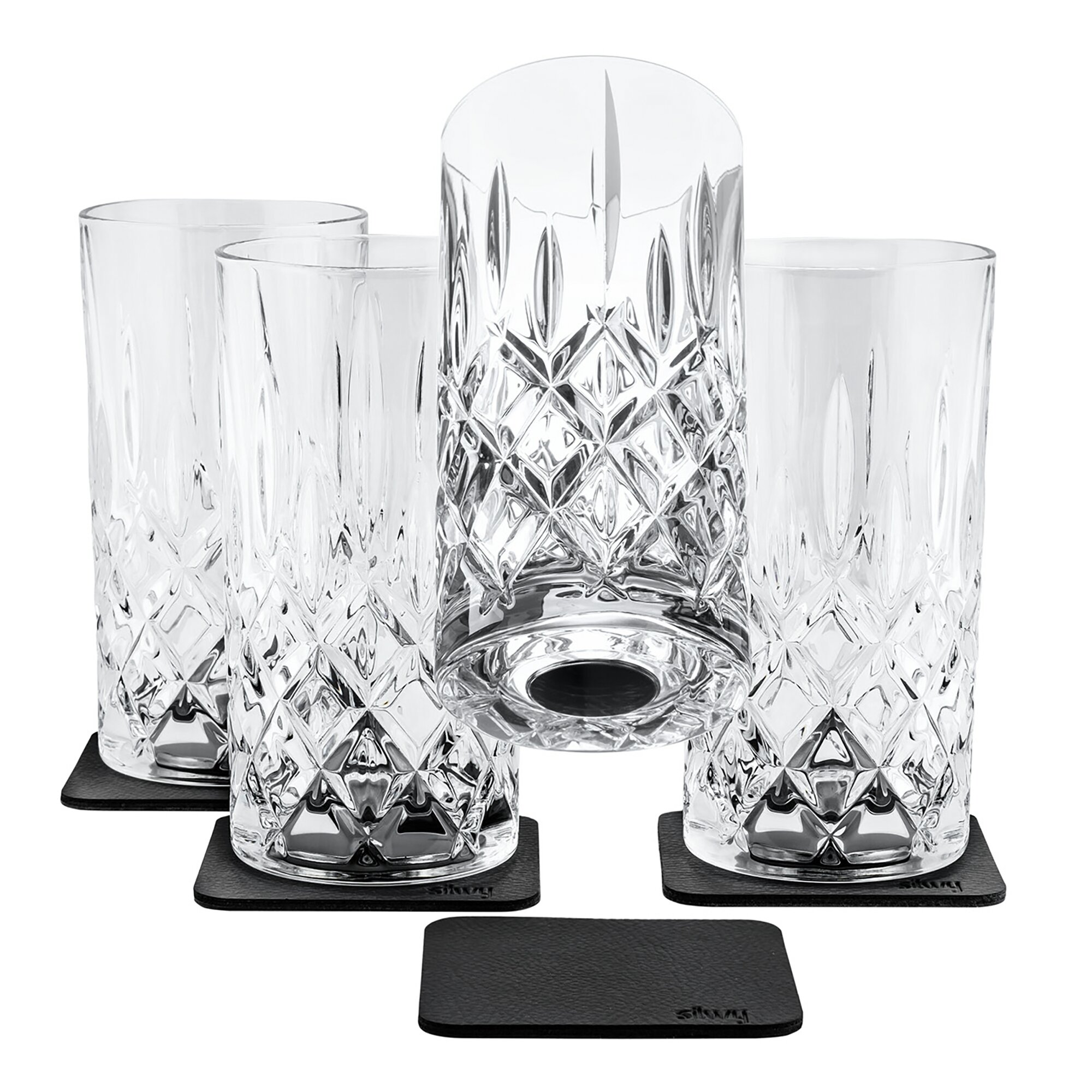 Magnetic Crystal Glasses, Longdrink Set