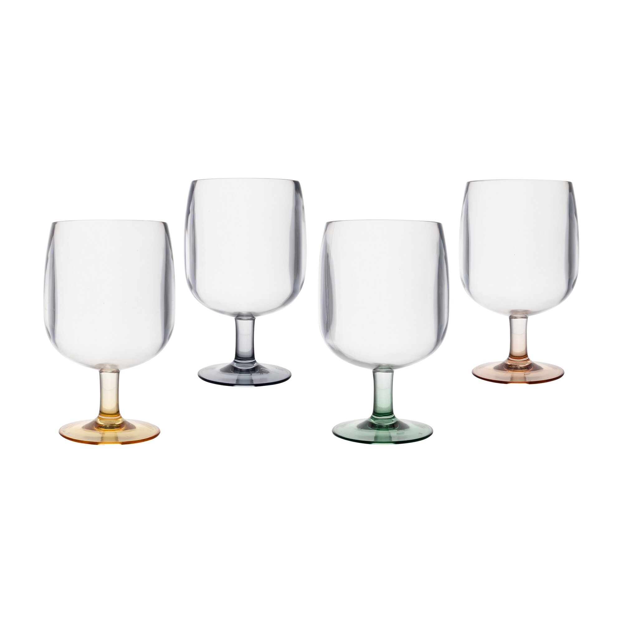 Wine Glass Set 4 Pcs. multicoloured