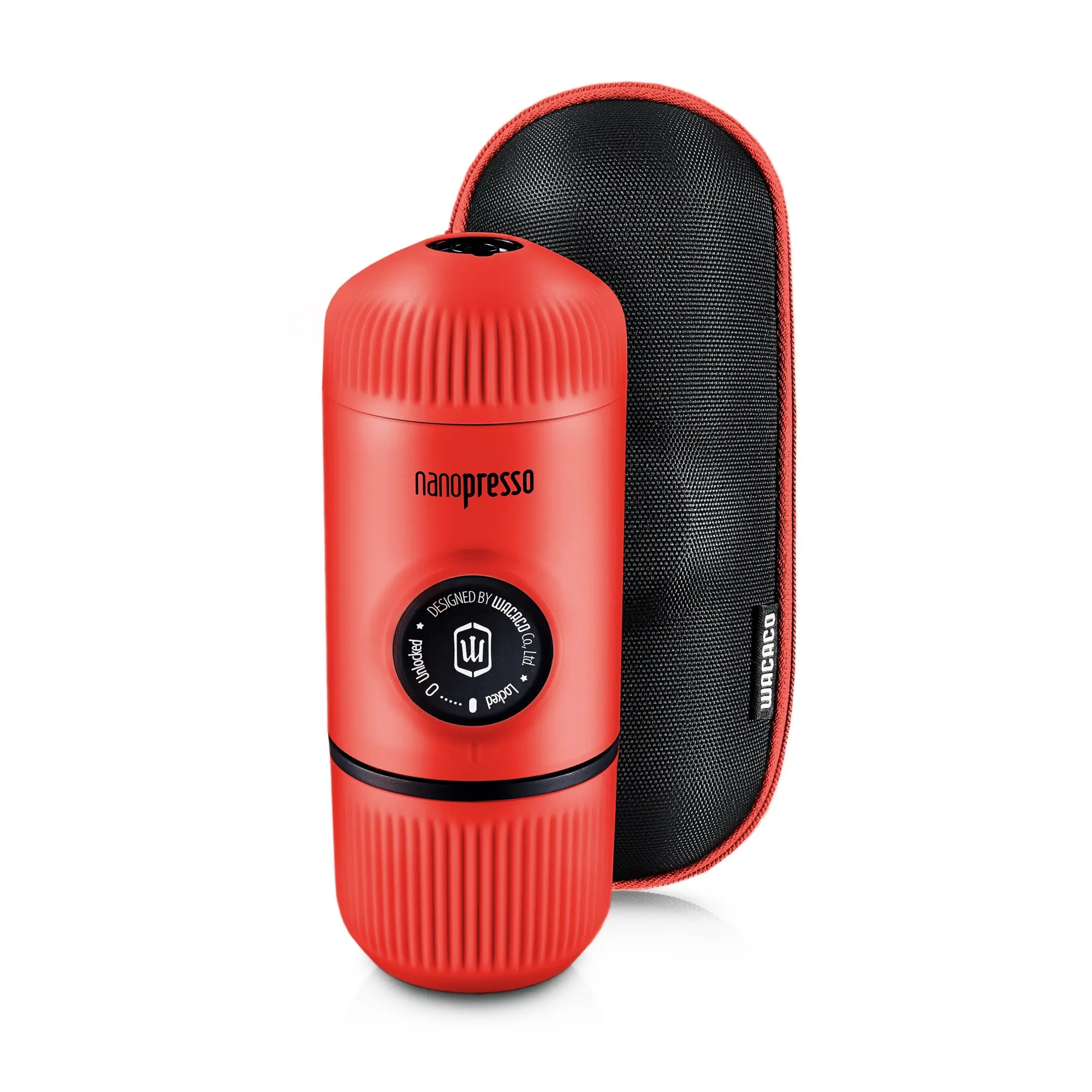 Portable Espresso Machine Nanopresso, red