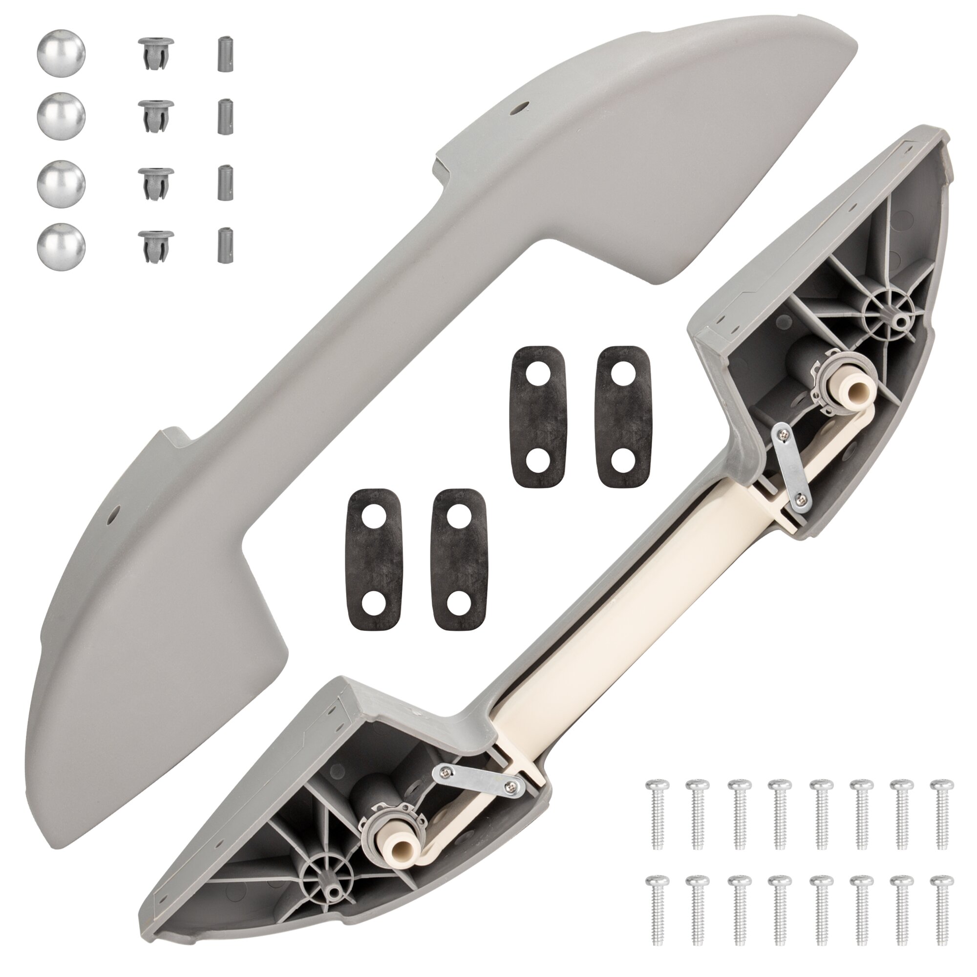 Griff ohne Klappgestänge grau für Heki 1