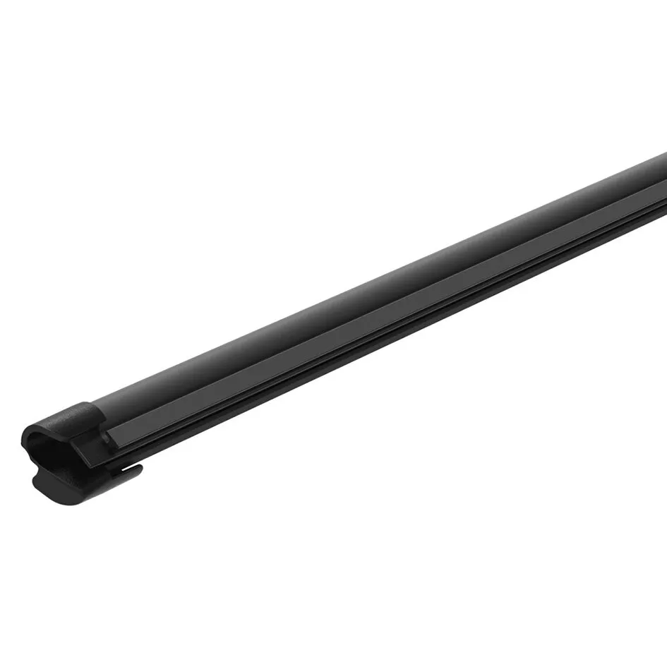 Schwarze Thule Omnistor Zelt- und LED-Schiene für Markisen der Serien 6200, 6300 und 9200 in Detailansicht