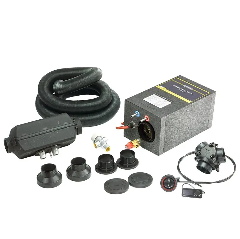 Warmduscher-Set mit 2 kW Standheizung und Therme, 12 V