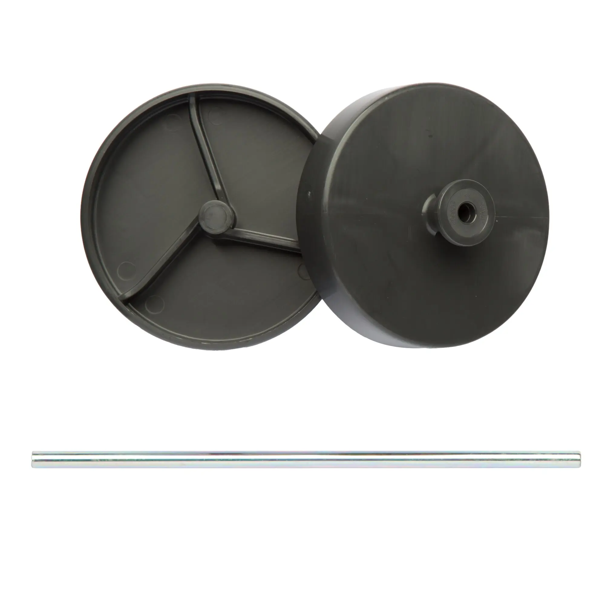 Räder mit Achse für Fäkalientank