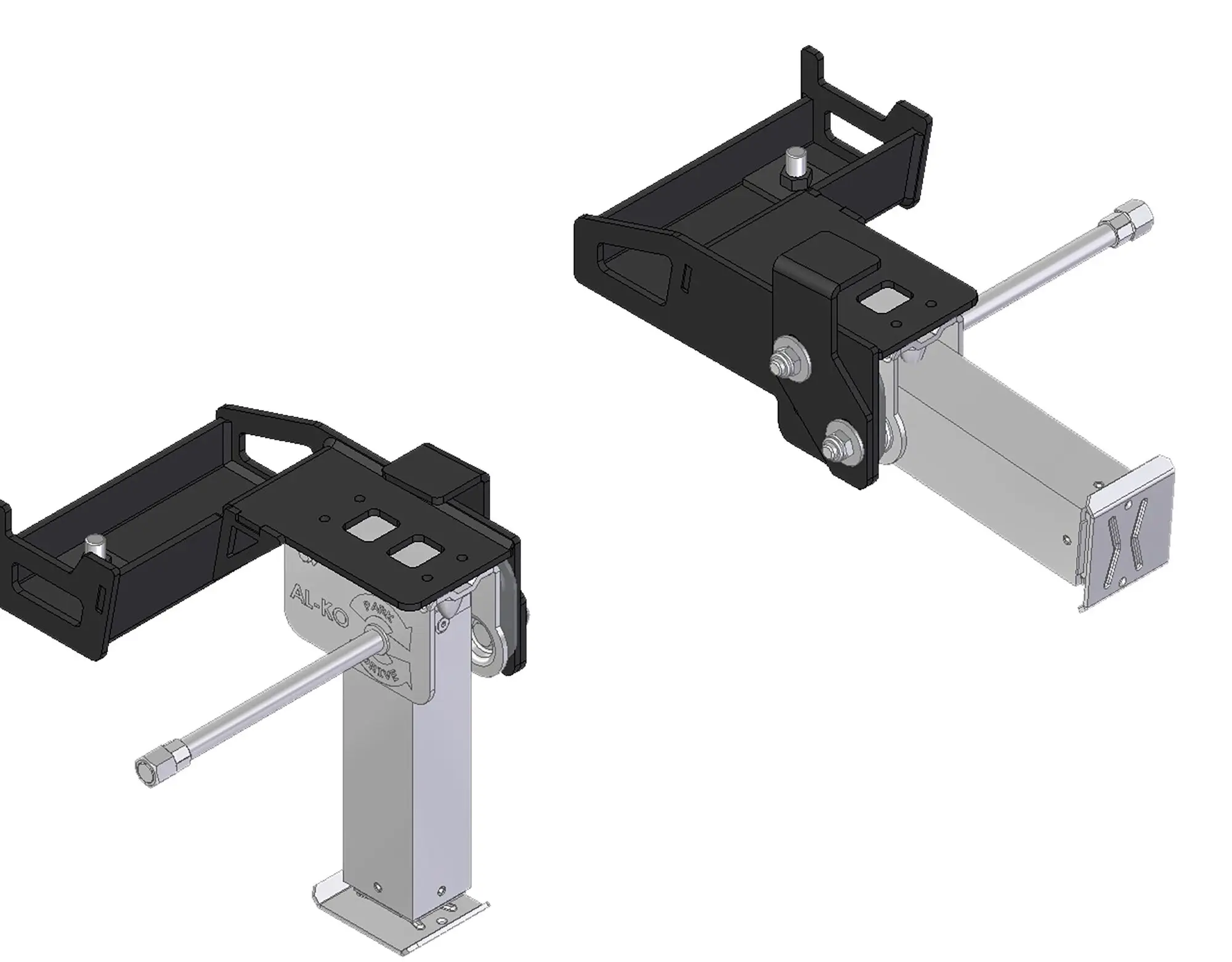 Kurbelstütze ClickFix für Kastenwagen Fiat Ducato ab Bj. 2006/07, vorne