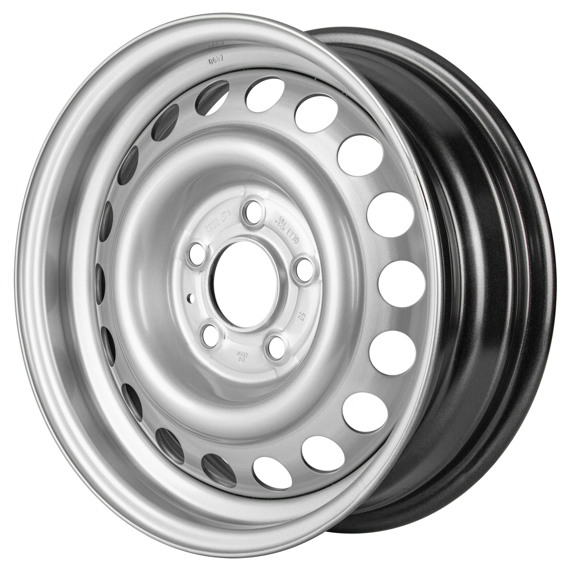 Steel Rim, 900 kg, Nut: o | LZ 5, 5 ½ J x 15