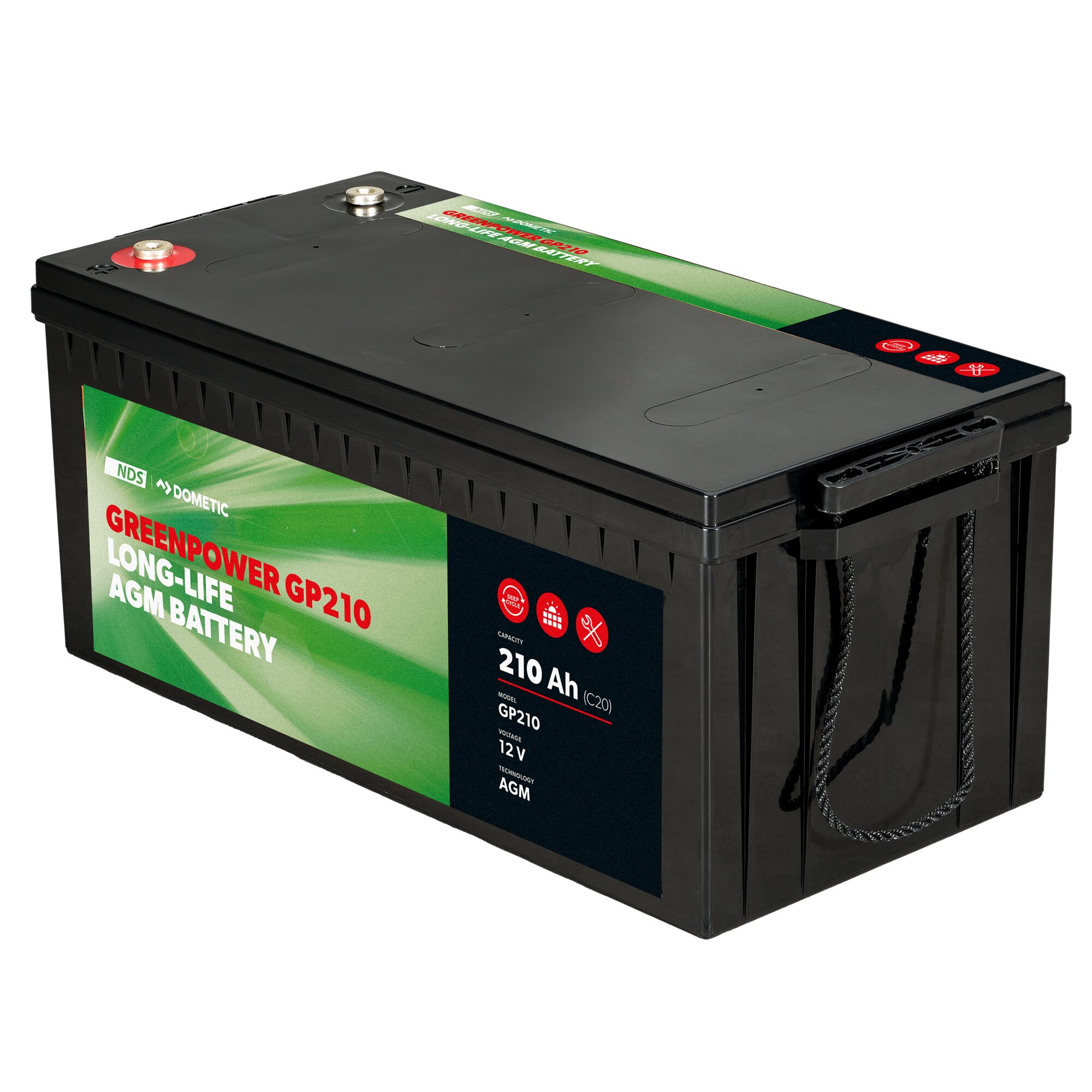 AGM Battery GREENPOWER, 210 Ah