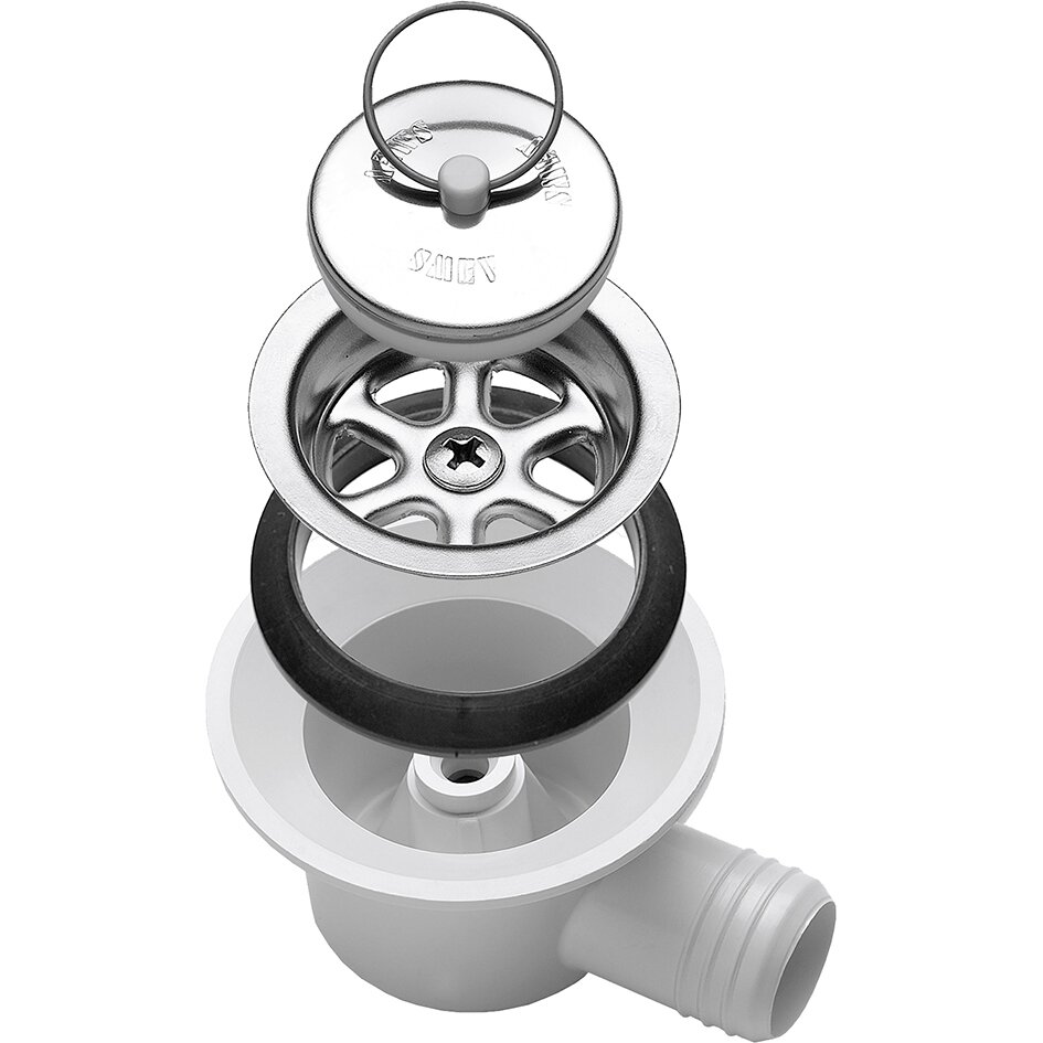 Dometic Ablaufarmatur gewinkelt, Ablauf ø 25 mm