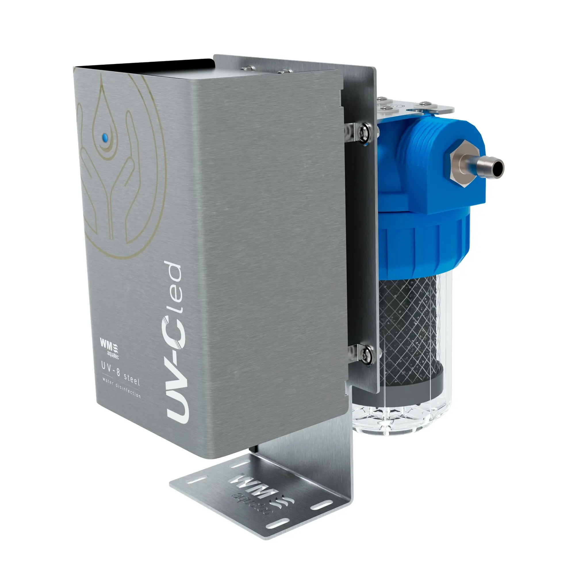 Komplettlösung Wasserhygiene UV-8 steel KLW für Reisen weltweit