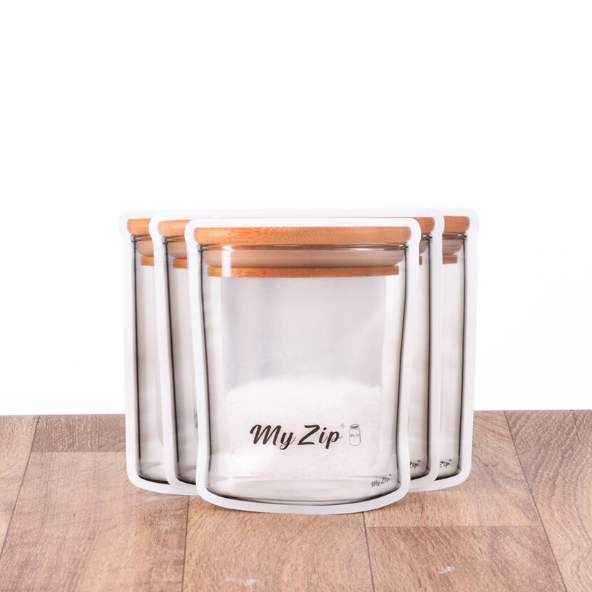 MyZip Aufbewahrungsbeutel Standard, 5-tlg. Set, Gr. S – 350 ml