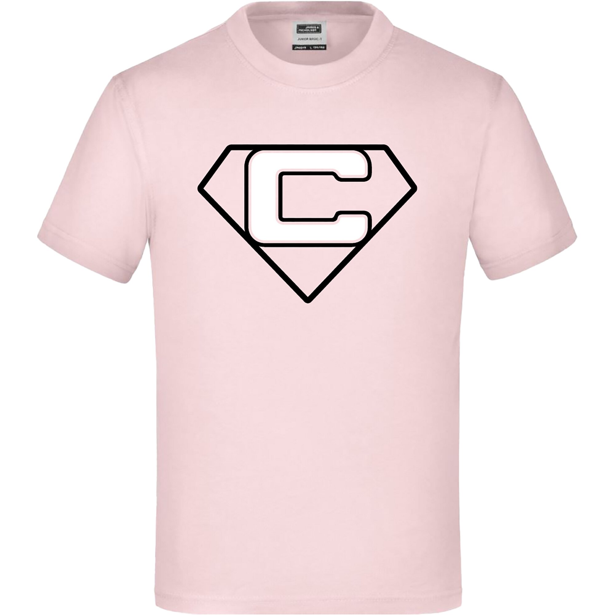 T-Shirt "Campen ist meine Superpower", Rosa, Größe 110/116