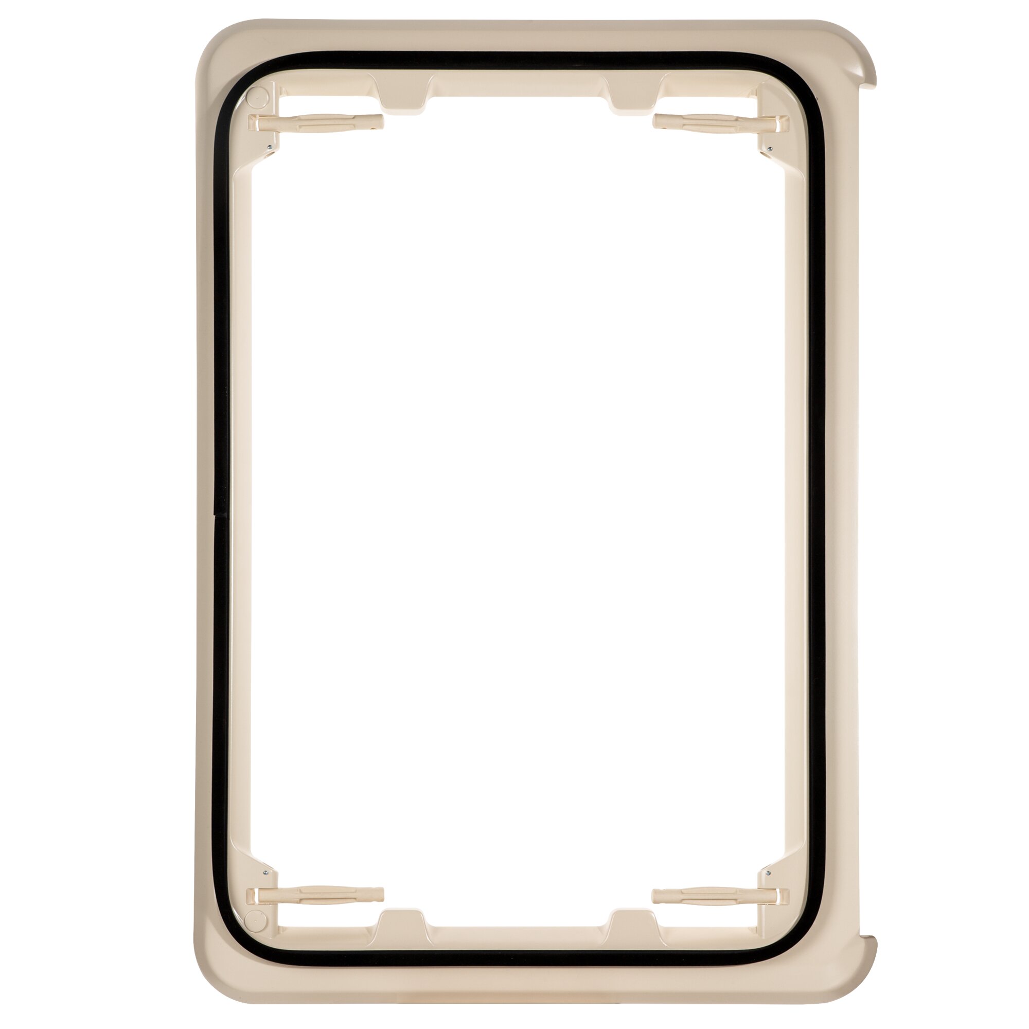 Glass Frame without Add-On Parts, cream white