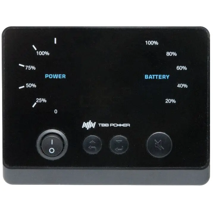 Batterieanzeige inkl. Fernschalter & 5 m Kabel für M12