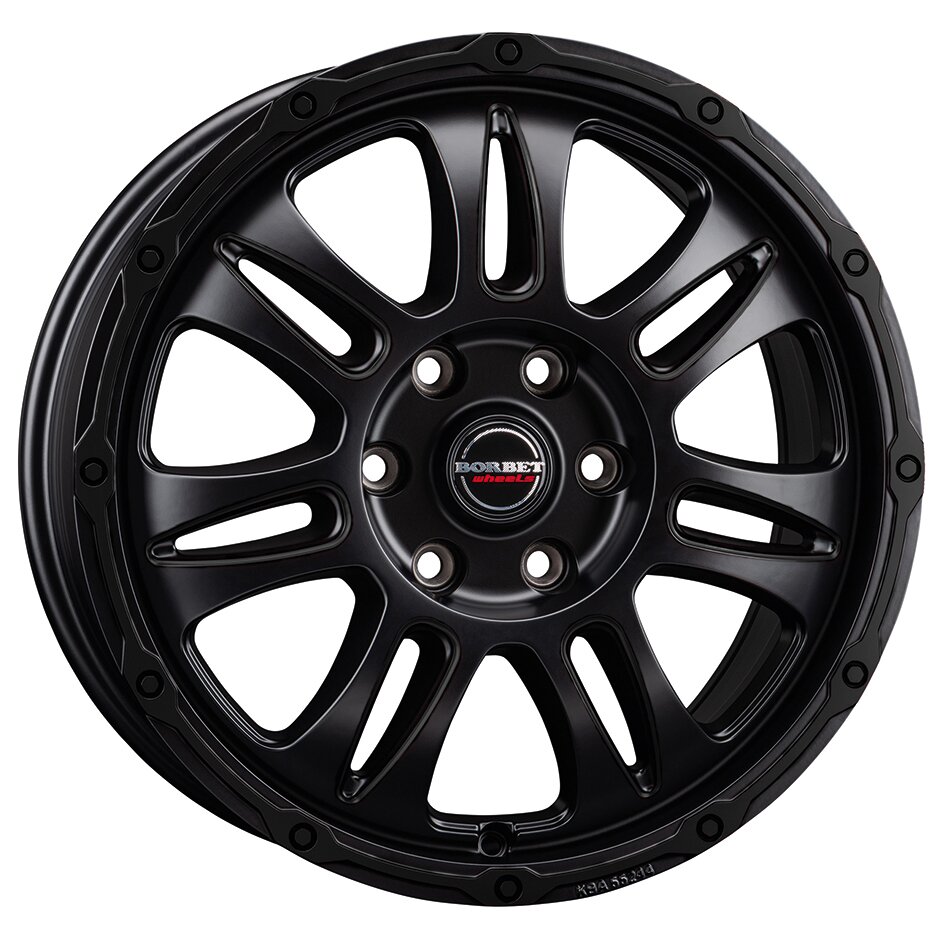 Aluminium Wheel Rim CW8 for MB Sprinter built since 2006/04, black matt, 8 x 18"