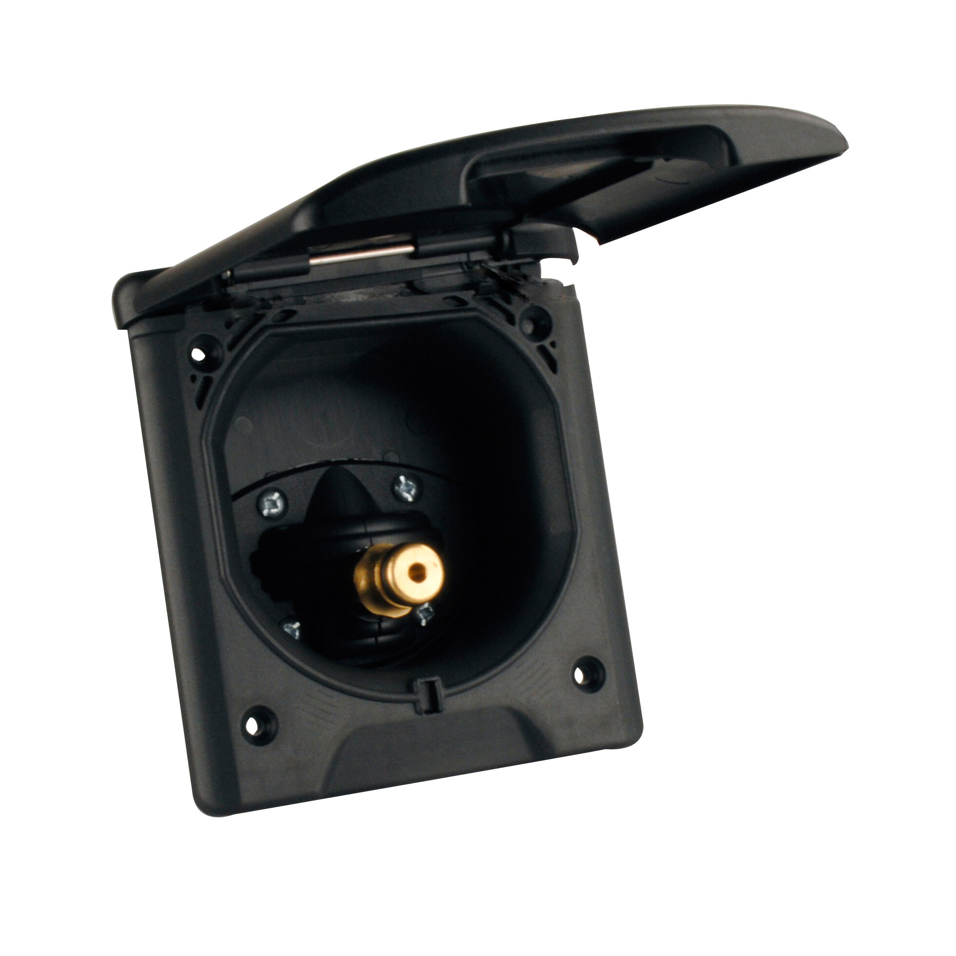 Wassersteckdose (City-Wasseranschluss), schwarz