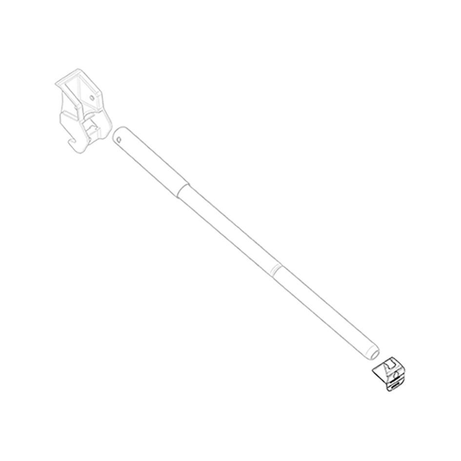 Tension Rafter Catcher Front, Awning Length 4 – 6 m