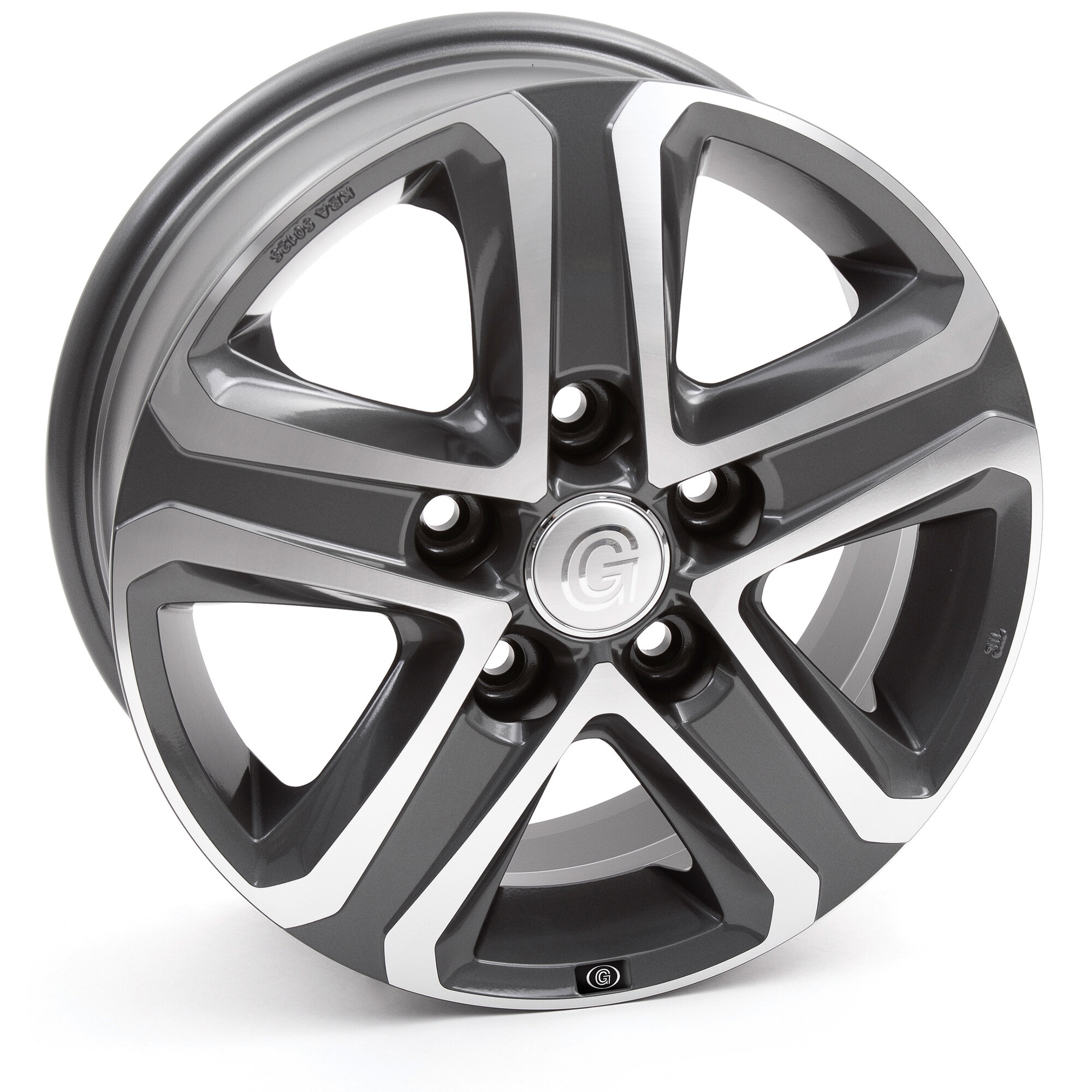 Aluminium Wheel Rim for Fiat Ducato, Anthracite Polished Glossy
