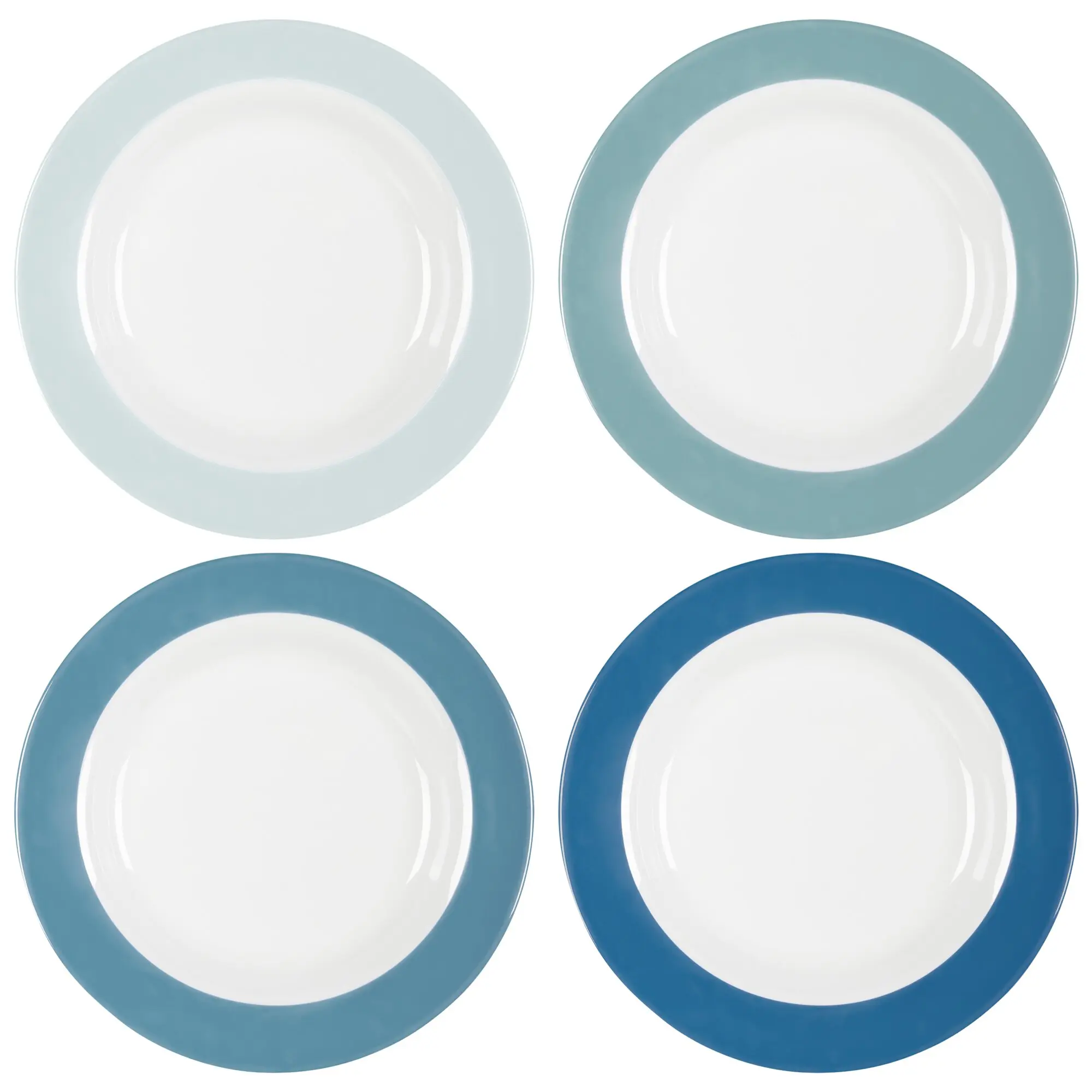 Soup Plates Colour Line, blue