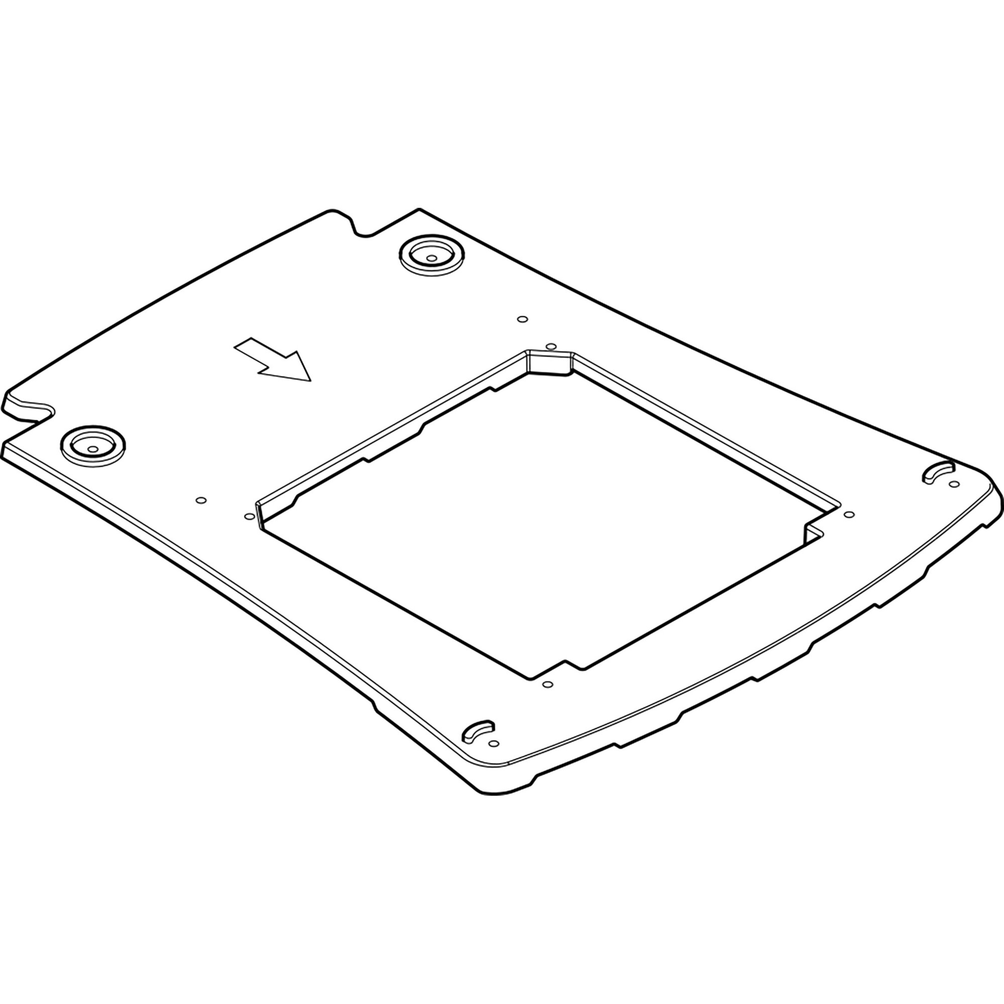 Adapter Frame Fiat Ducato from 2006/07 for Aventa compact / comfort 2nd Generation Air Conditioners