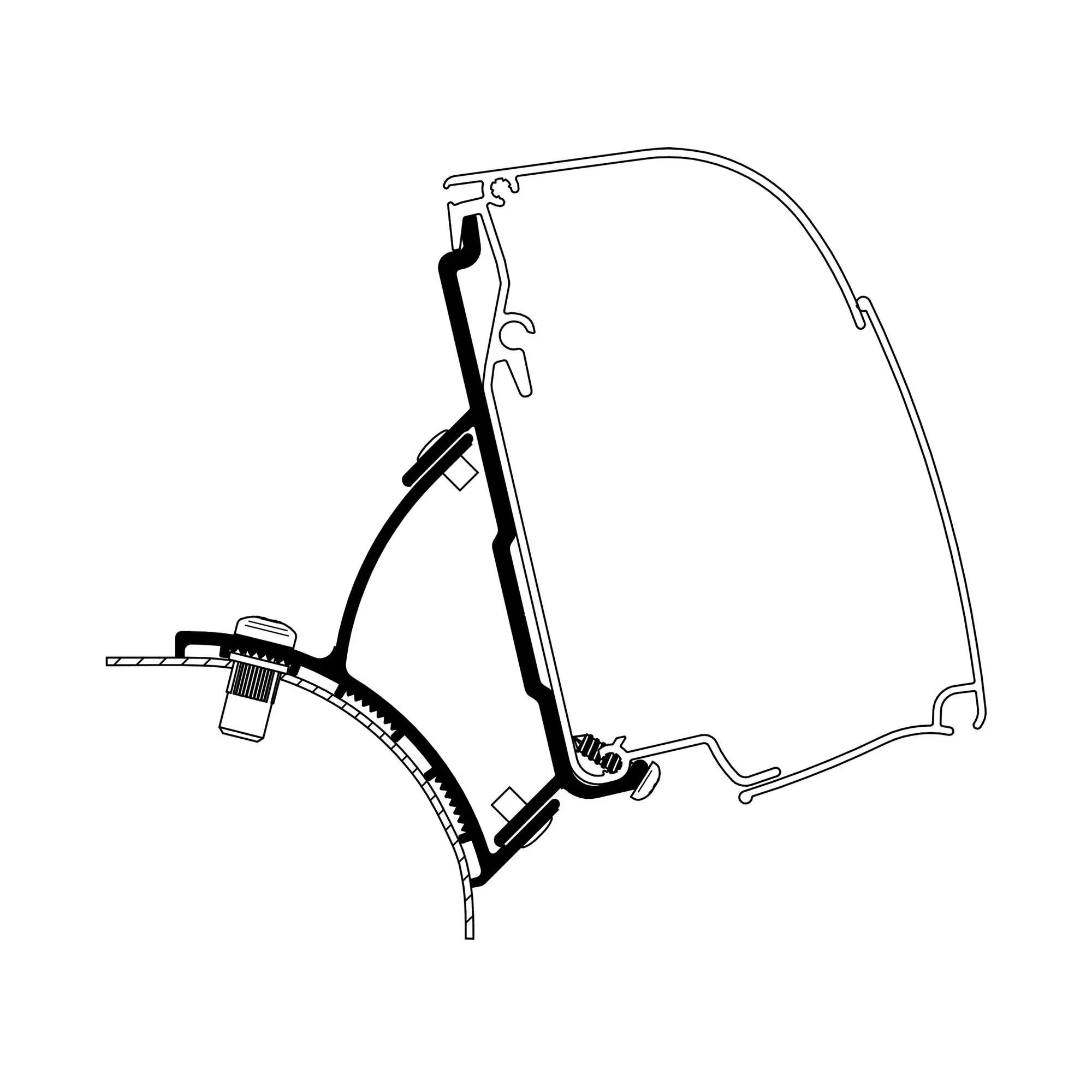 Adapter VW T5 / T6 für Thule 4200