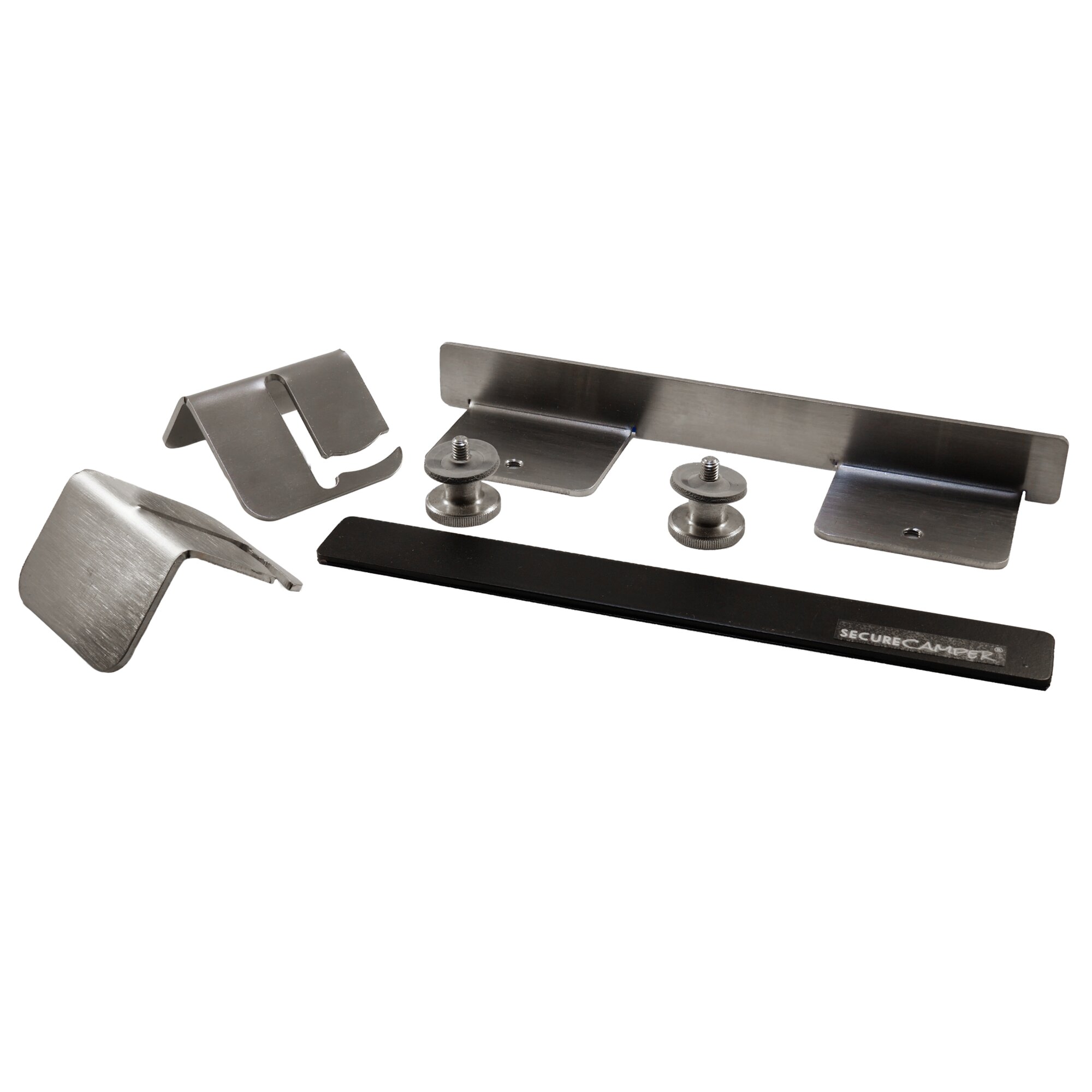 Einbruchschutz für Fenster für Dometic/Polyvision rahmenlos, schwarz, L