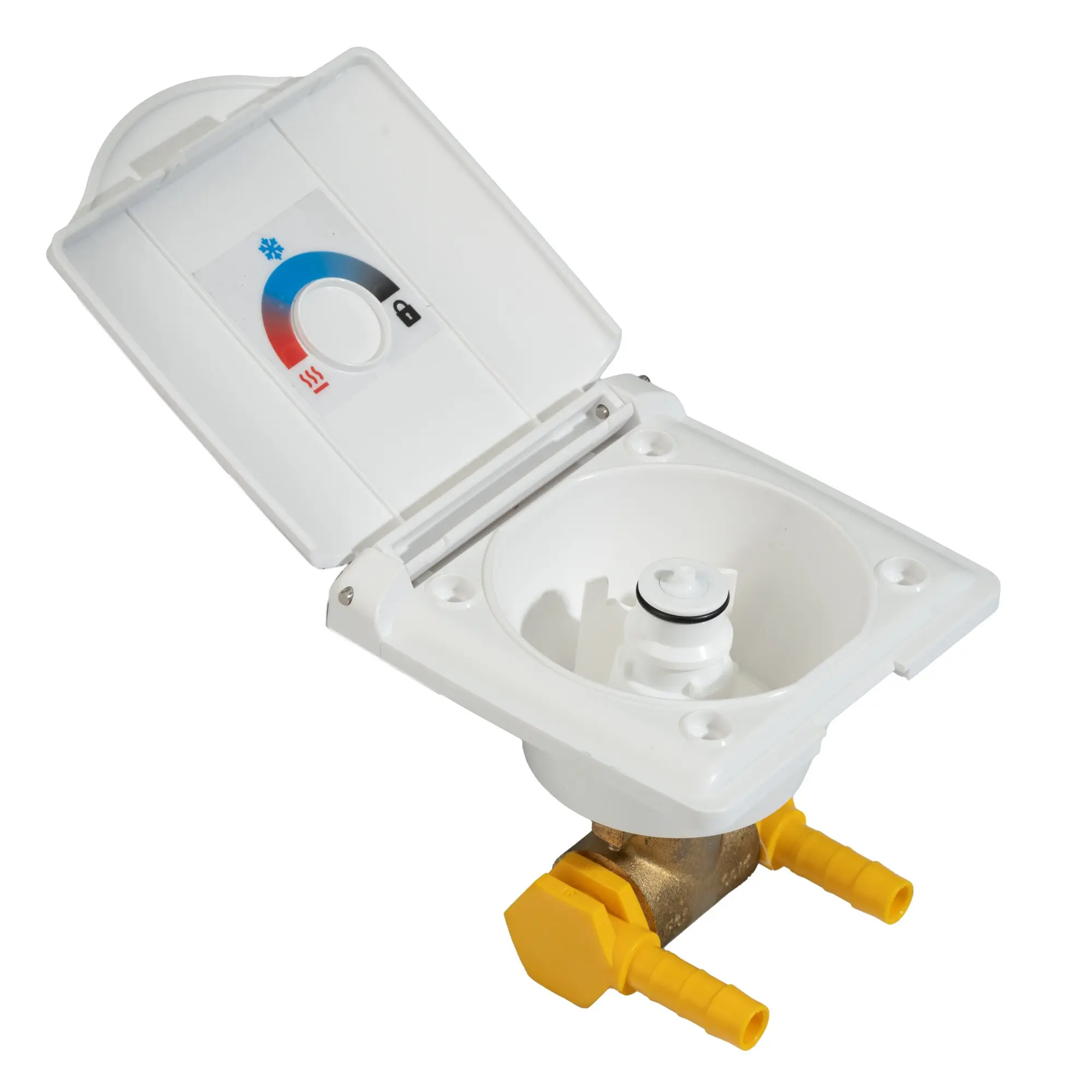 Duschanschluss außen ø 10 mm, weiß