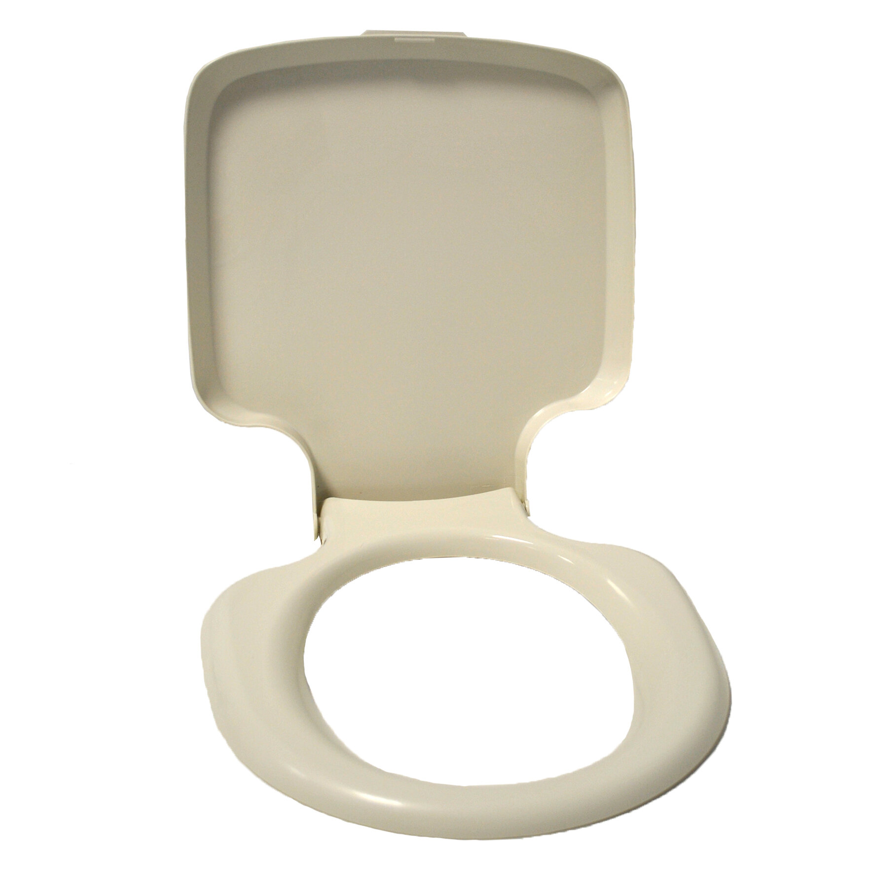 Toilet Seat with Lid, grey white