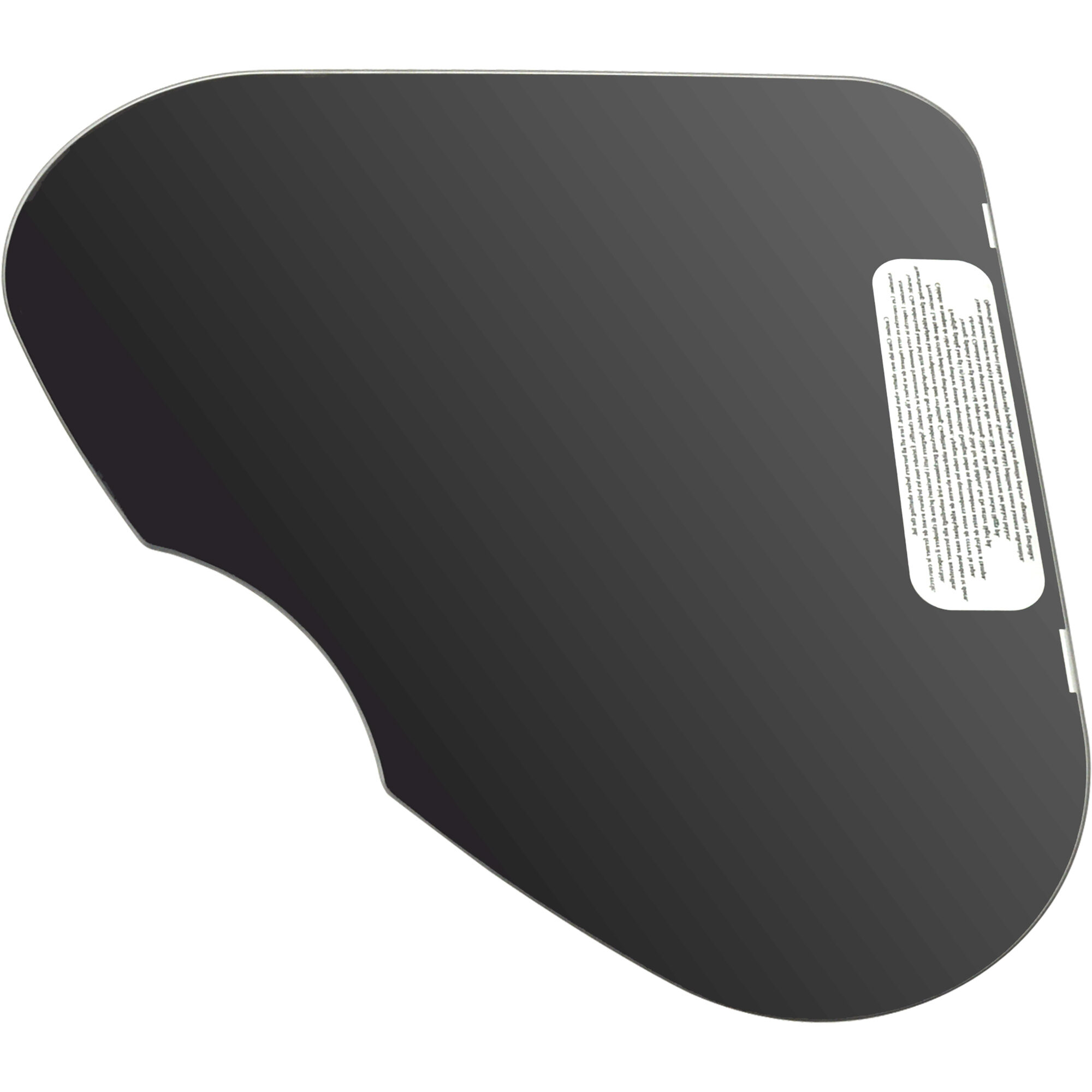 Glass Cover, Black for Thetford Sink Triangle Basic Line 33, right, sink dimensions 48 x 48 cm