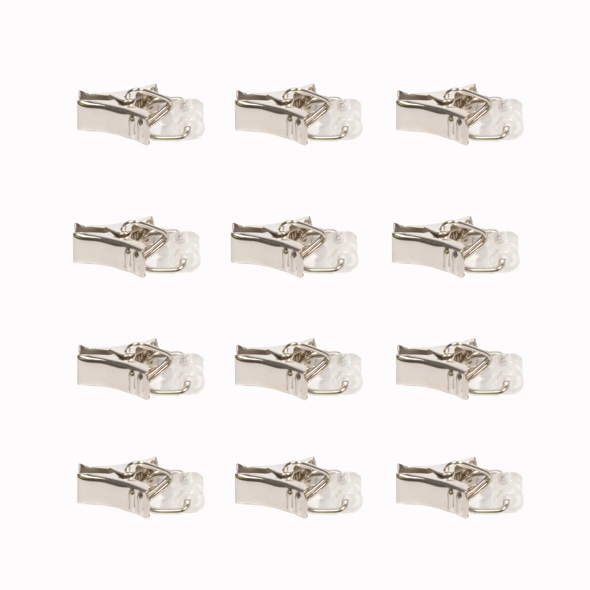 Halteklammer für Gardinen, 12 Stück