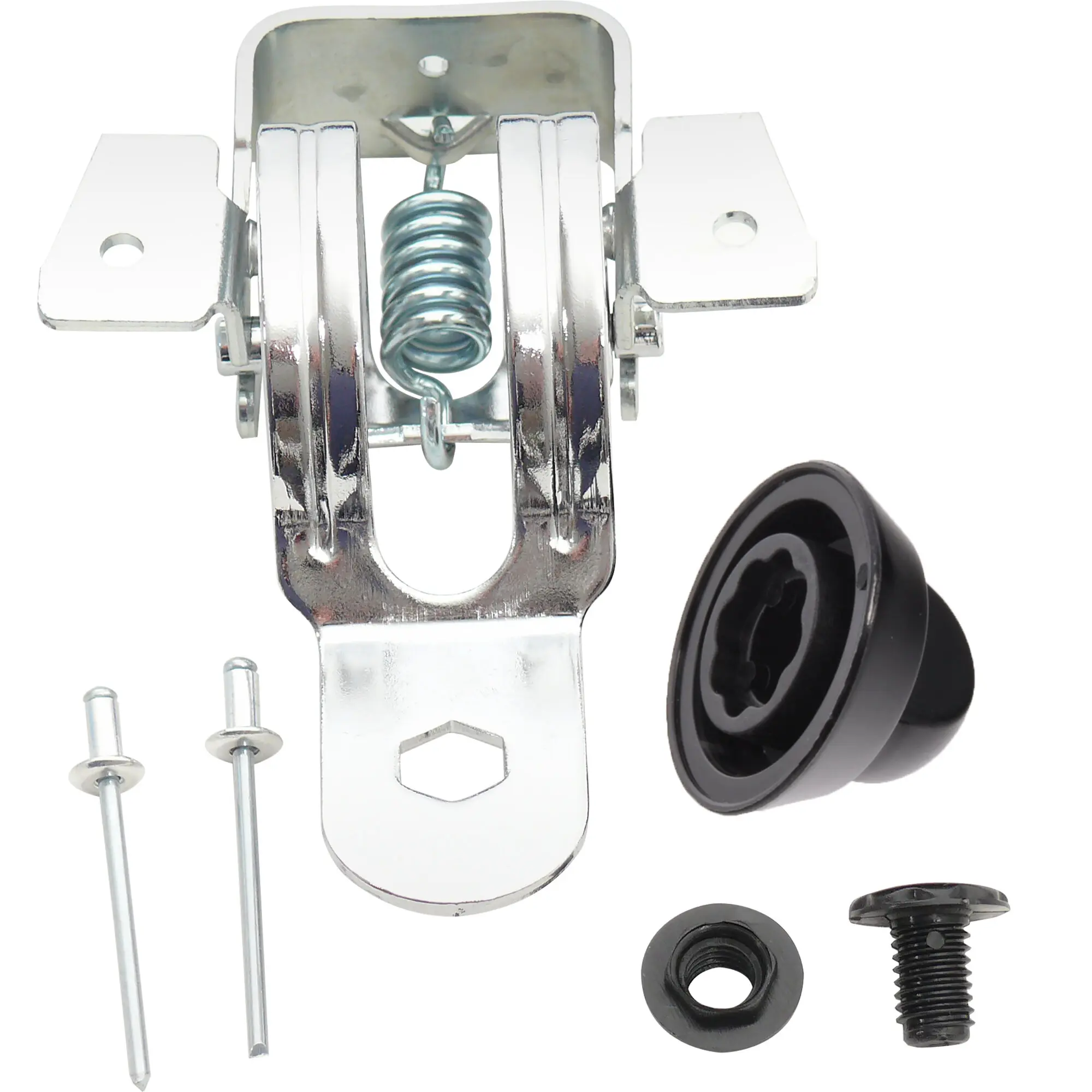 Scharnier für Glasabdeckungen Serie 8000, Edelstahl, gerade