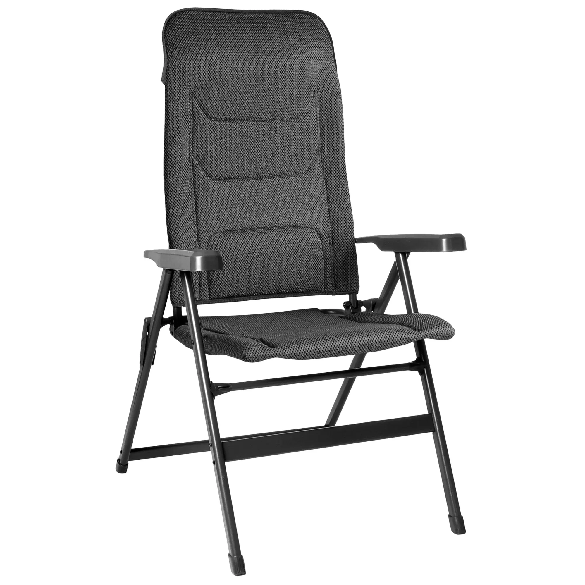 Campingstuhl Aravel 3D L, grau