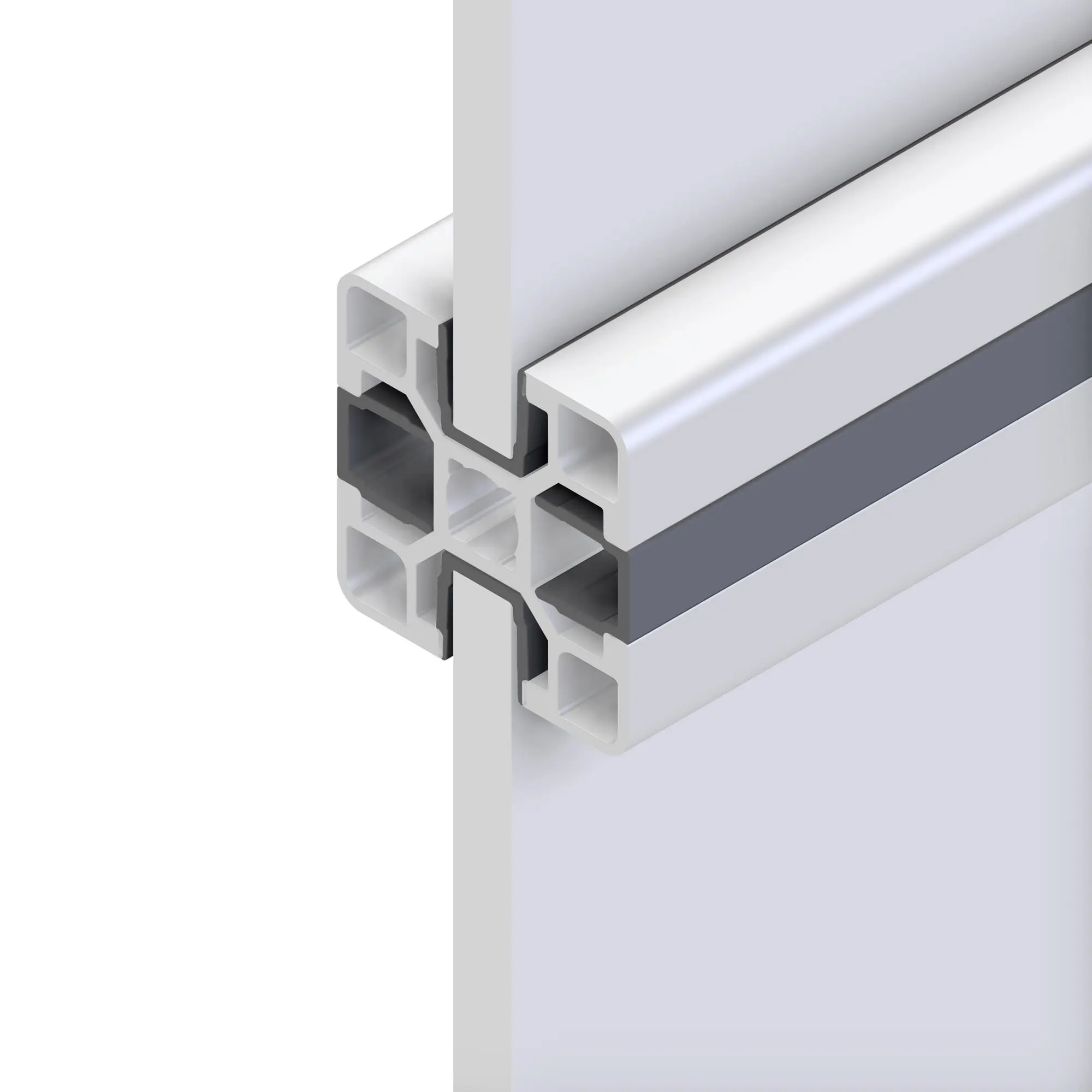 Edging / Cover Profile 30, Grey, Length 1.95 m