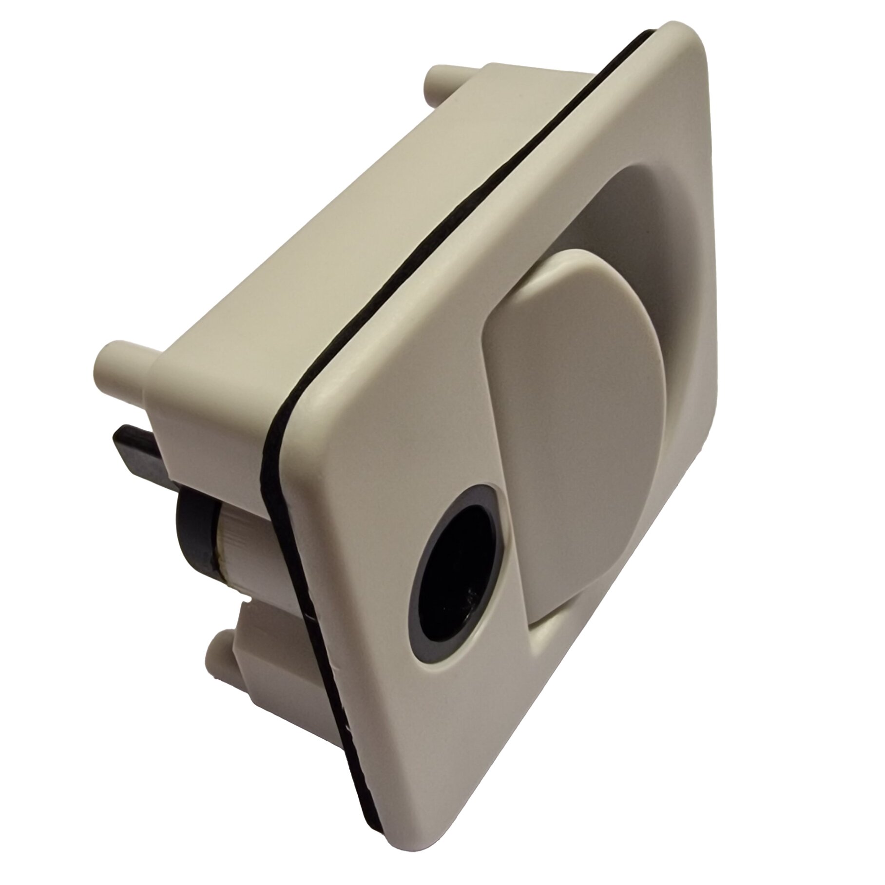 Kubus Exterior Lock (HSC/FF2), white, self-service