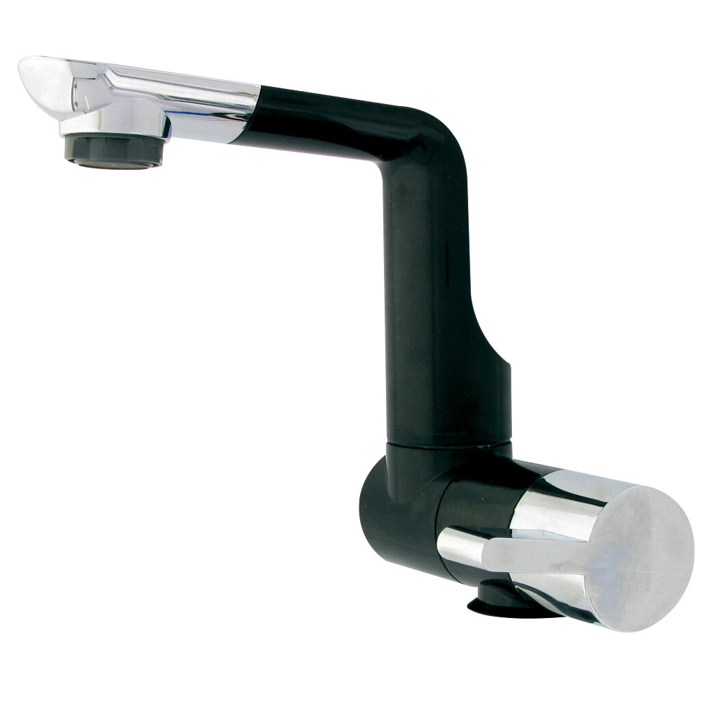 Single-Lever Mixer Arona, black, self-service