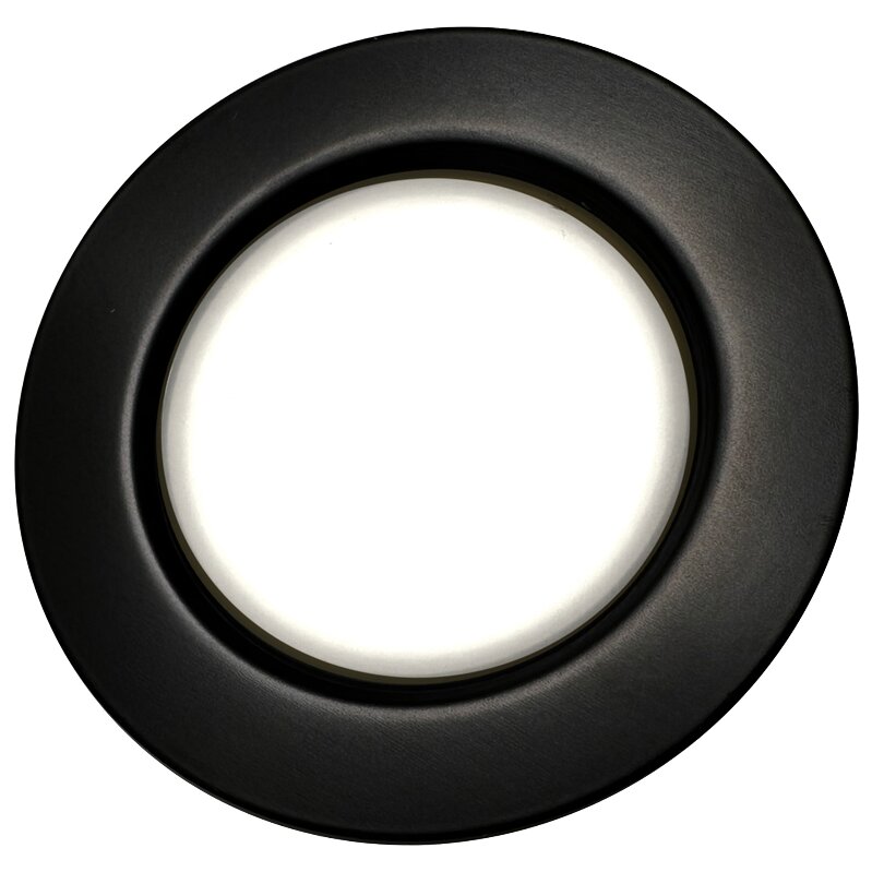Recessed Spotlight Vega 48, 9 SMD, black