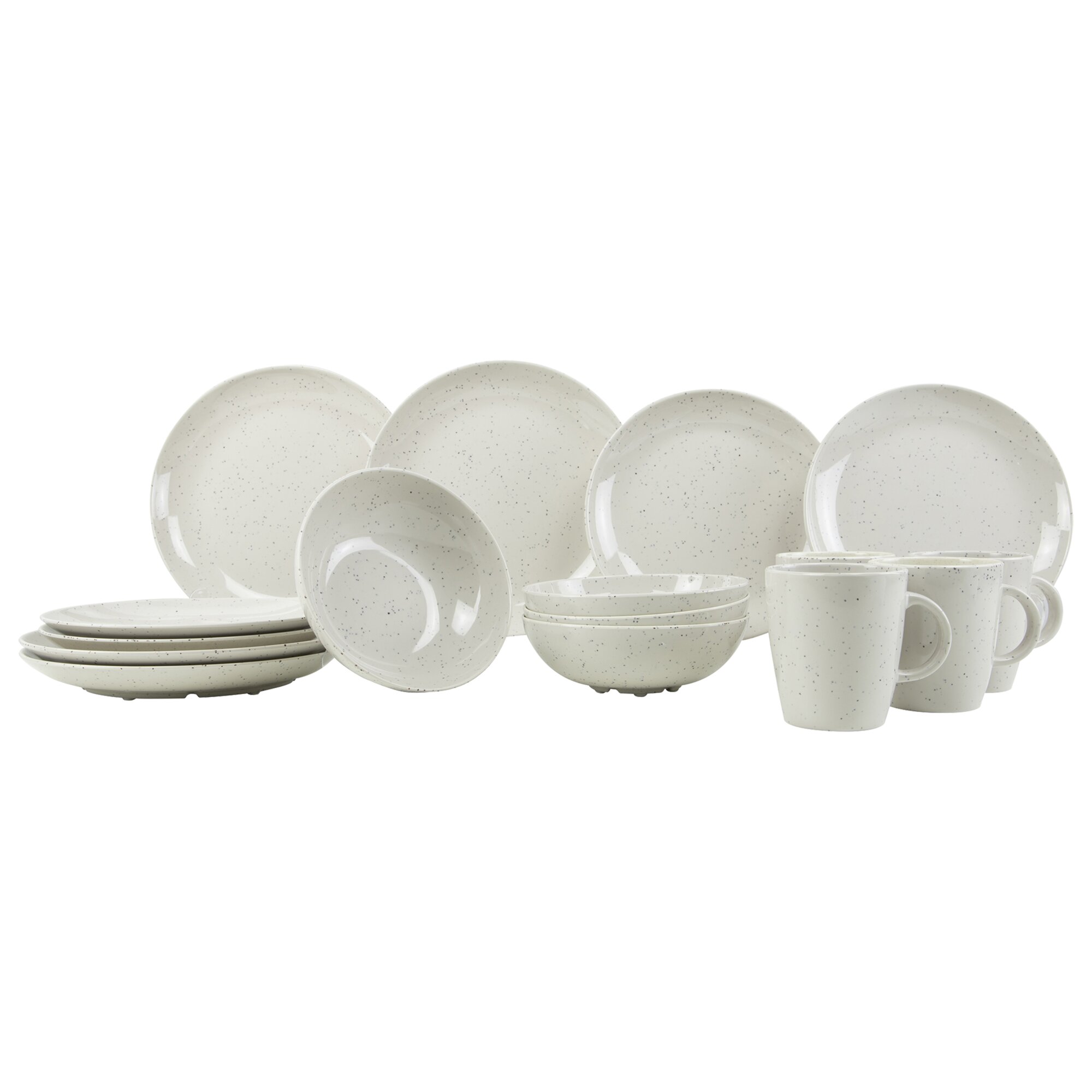 Tableware Set Solid Line, beige
