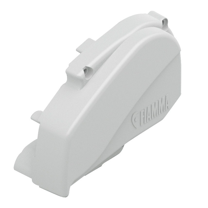 End Cap, right-hand, polar white