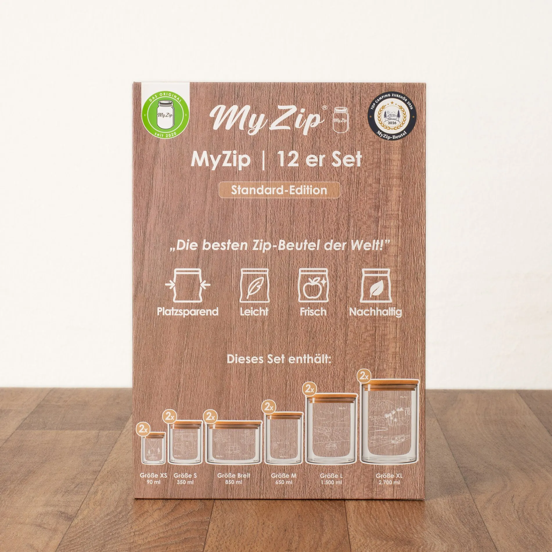 Aufbewahrungsbeutel Camping, 12-tlg. Set