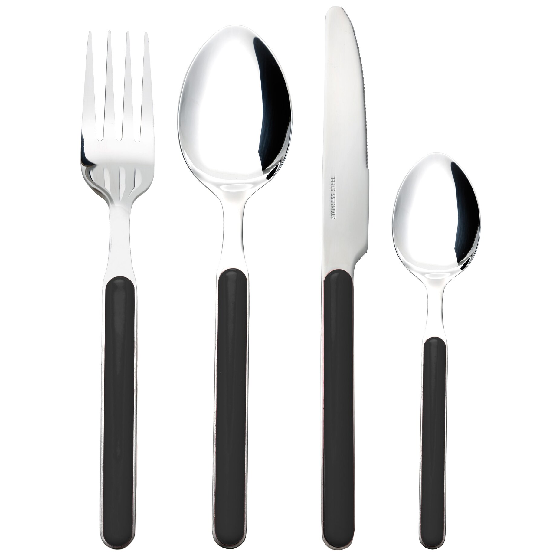 Cutlery Set Delice, black