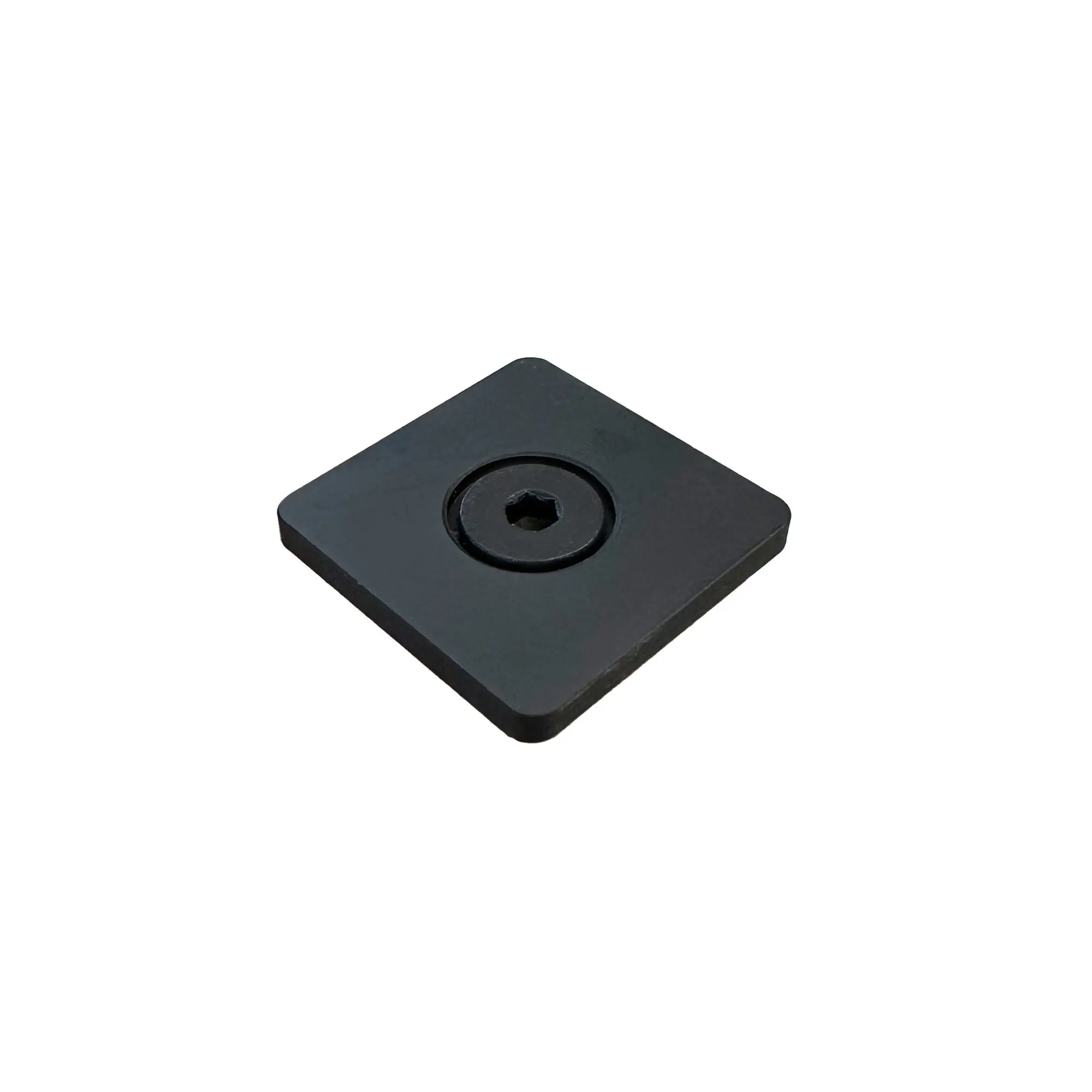 Cover Cap 30 x 30 mm, Aluminum, Black Anodised