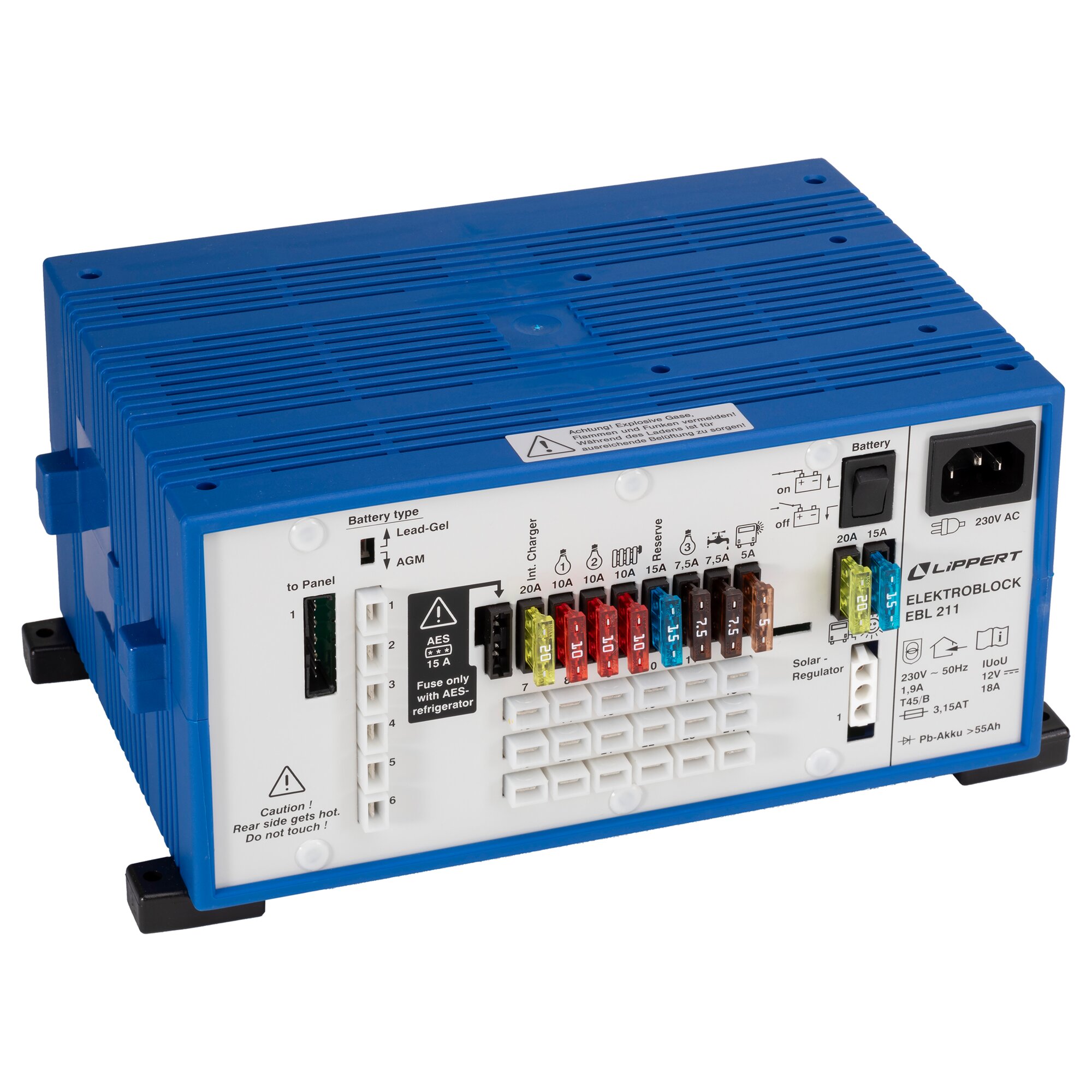 Electronic Block with Control Display