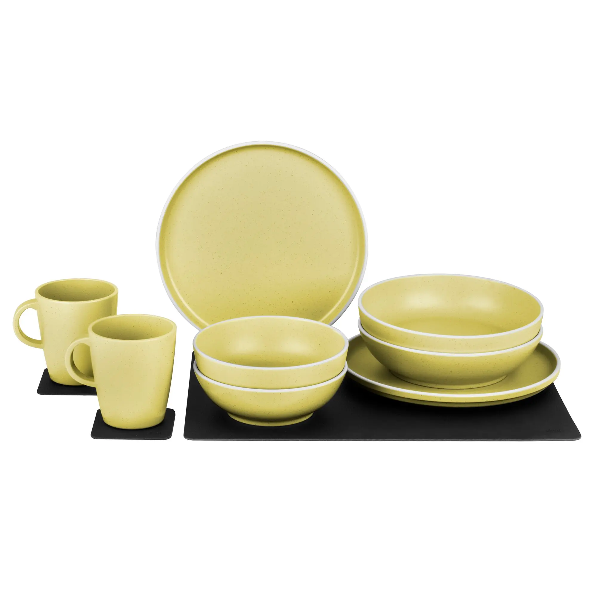 Tableware Set Dolomit Magnetic, yellow