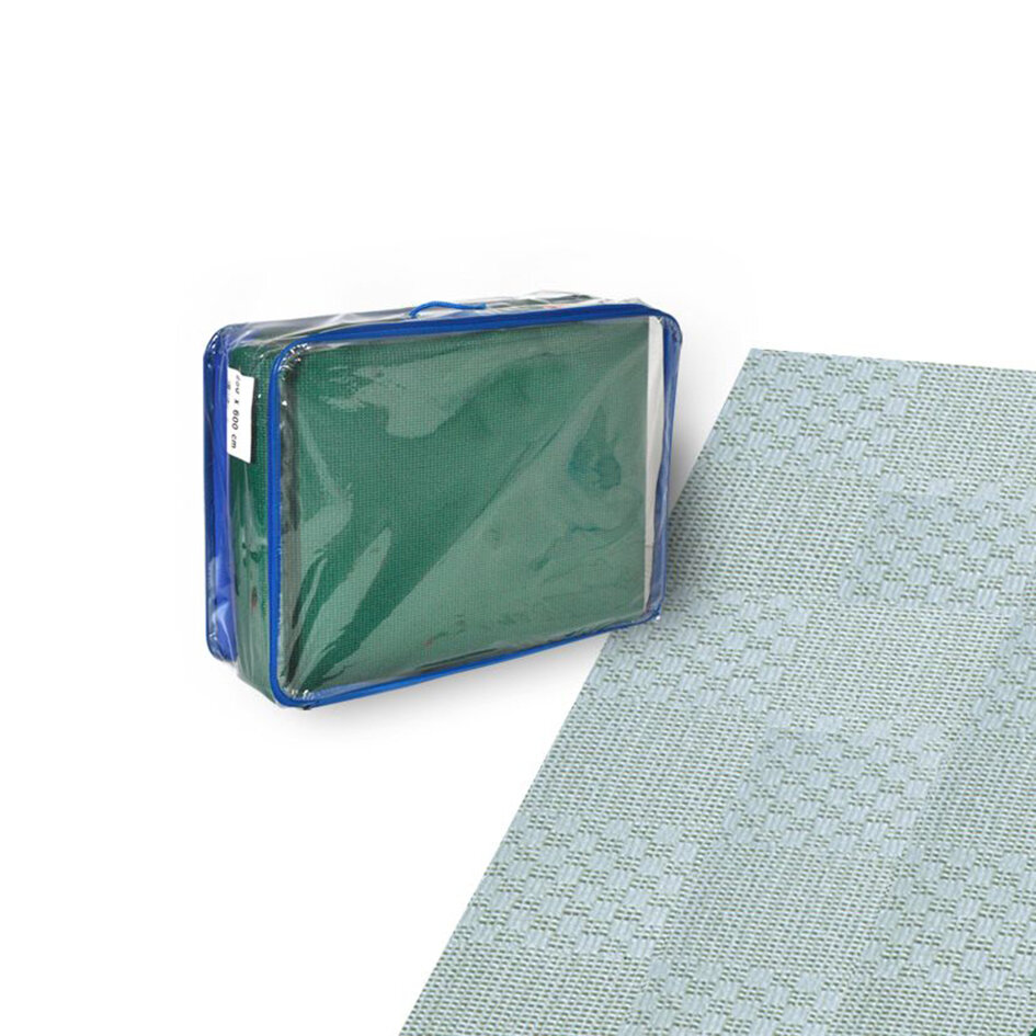 Zeltteppich Plus, blau, 3 m