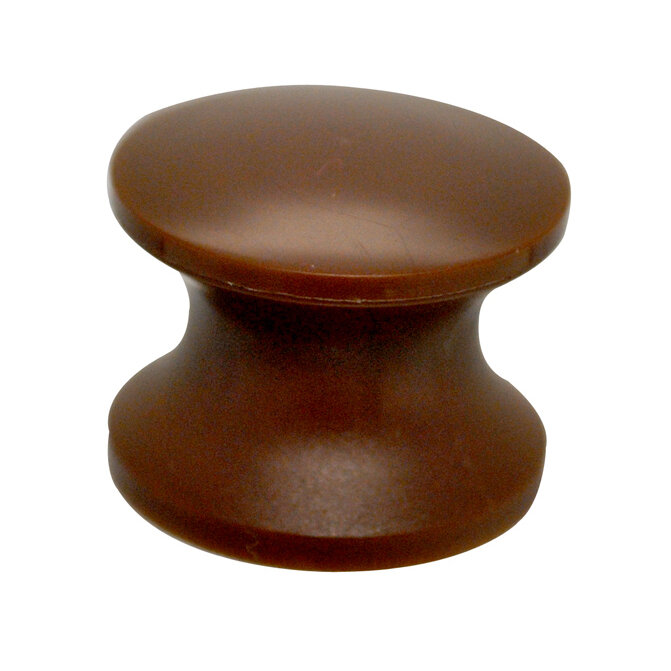 Push Button brown, self-service