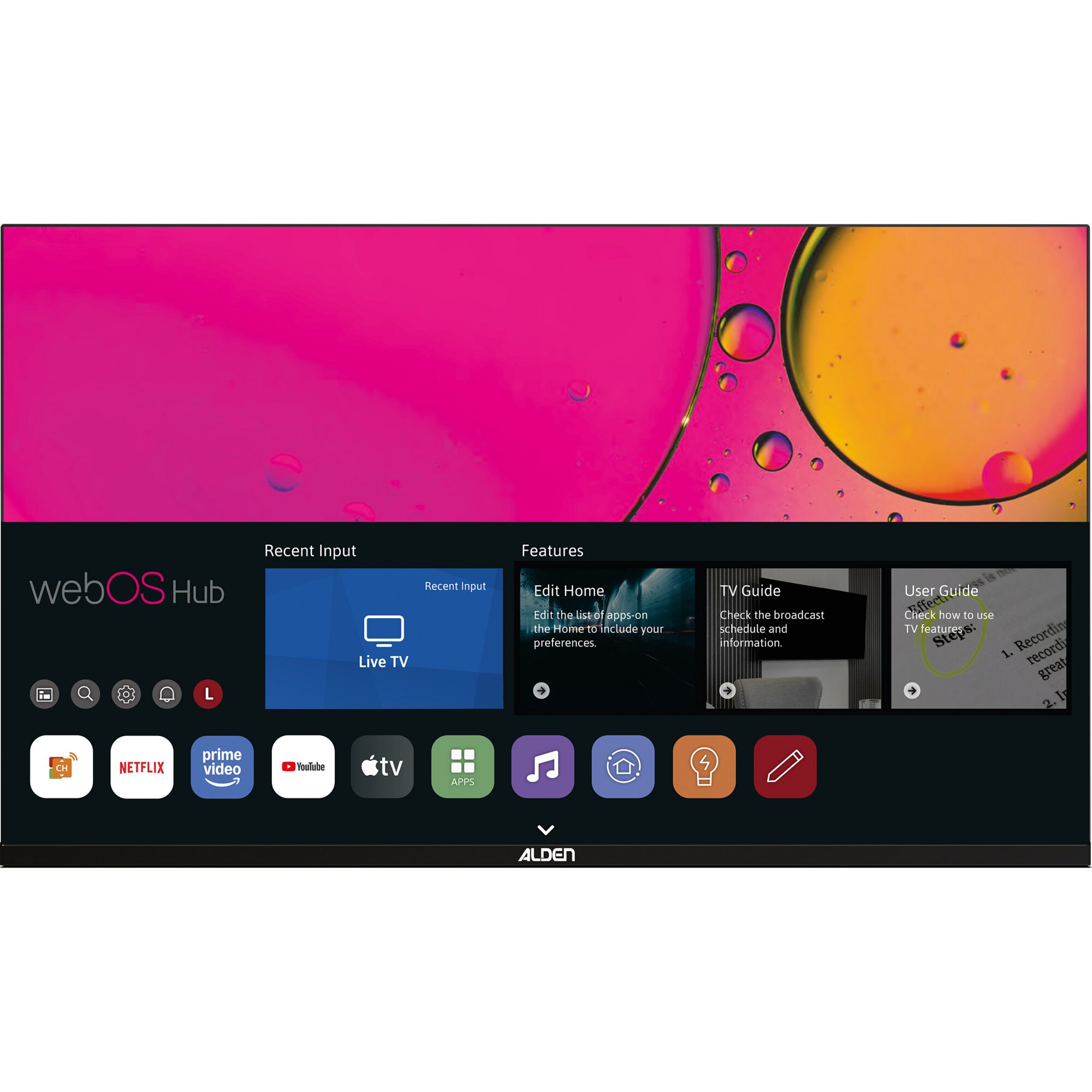 TV Alden Smartwide 32", 12 Volt