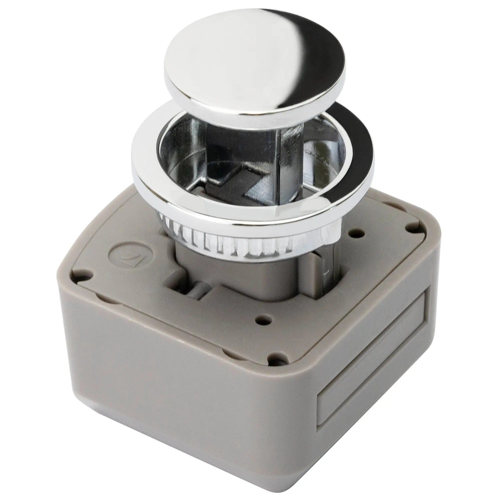 R-EVOLUTION Schließsystem rund chrom glänzend