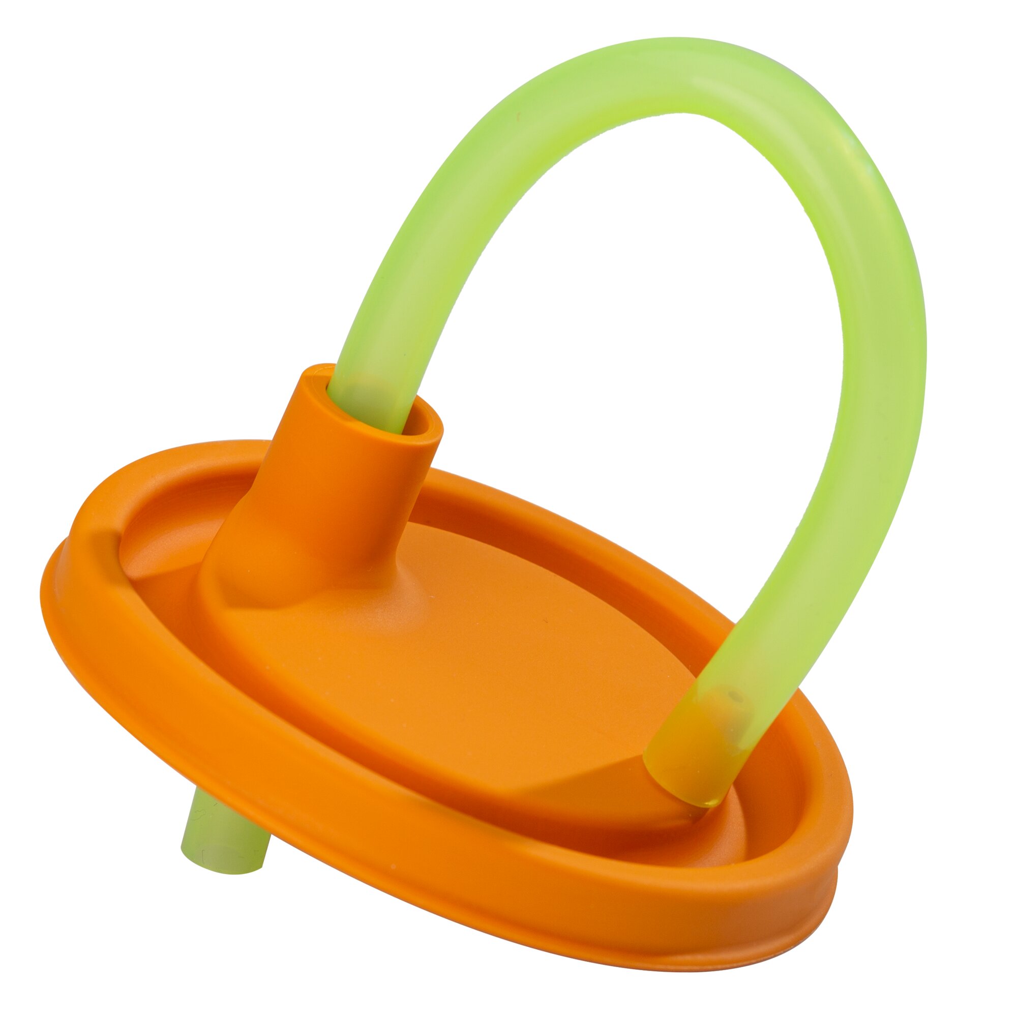 Lid with Straw, orange
