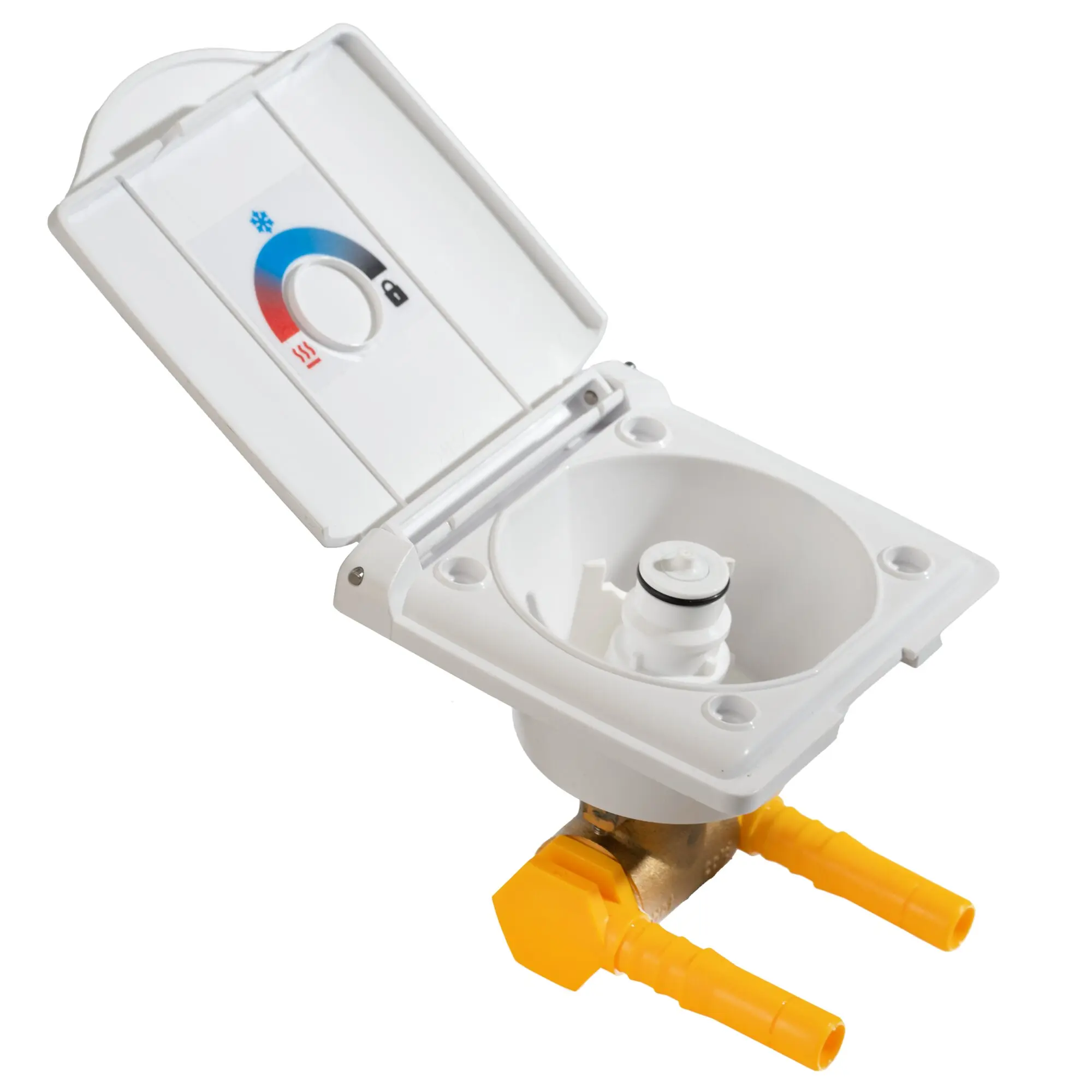 Duschanschluss außen ø 12 mm, weiß