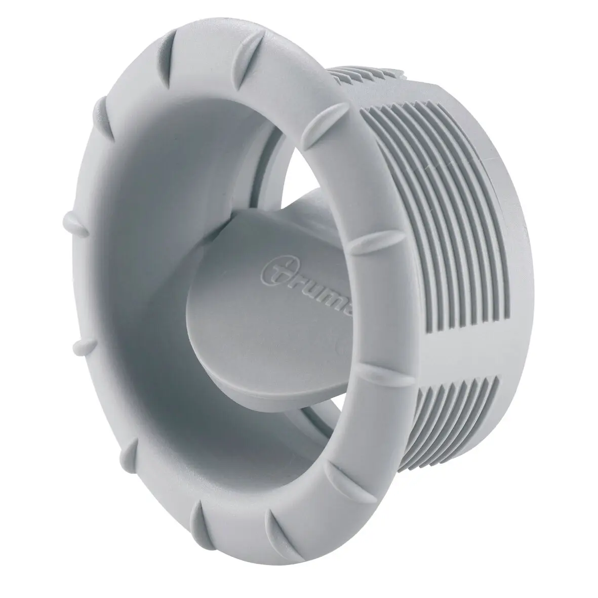 Endstück EN mit Luftklappe, achatgrau