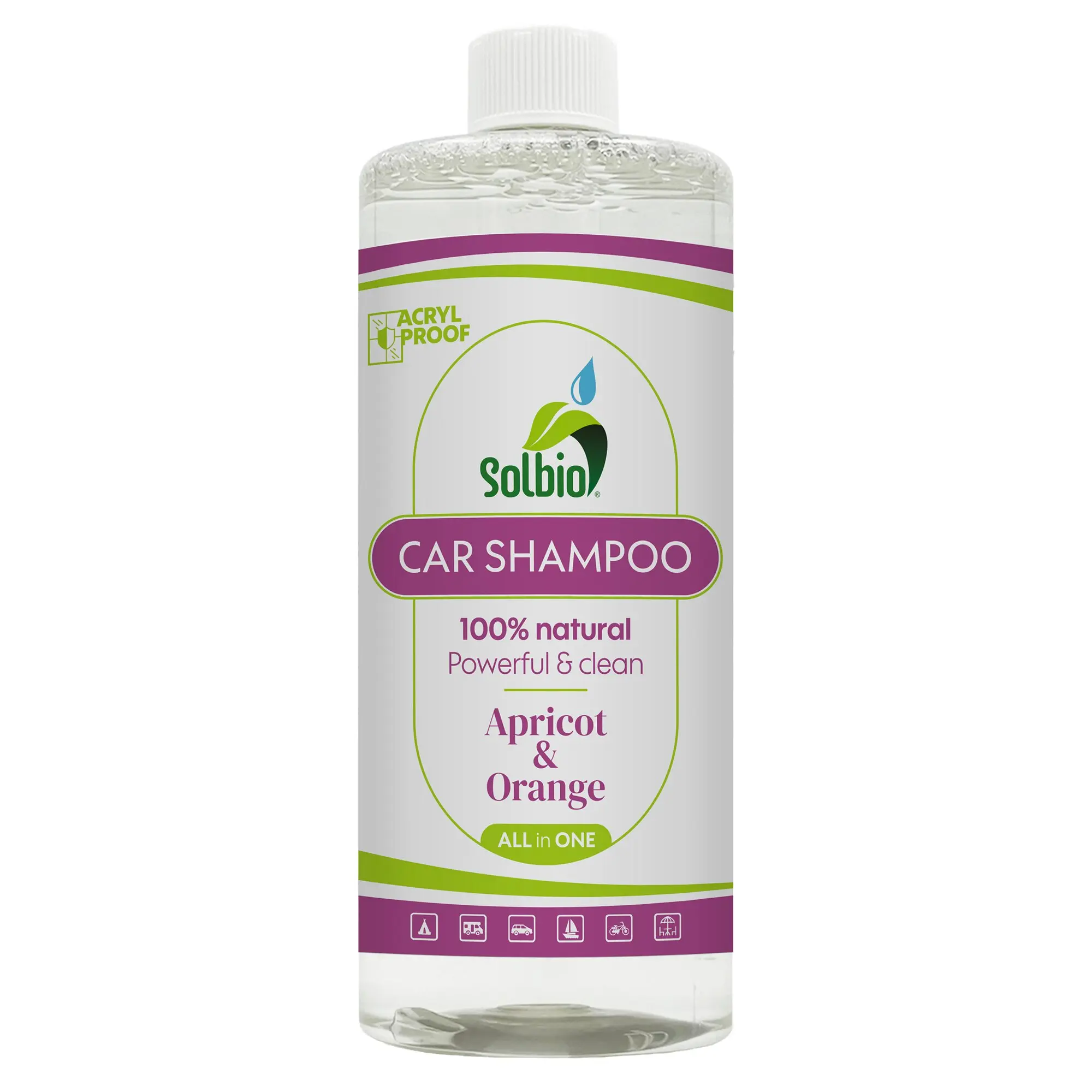 Solbio Car Shampoo All in One 1 l