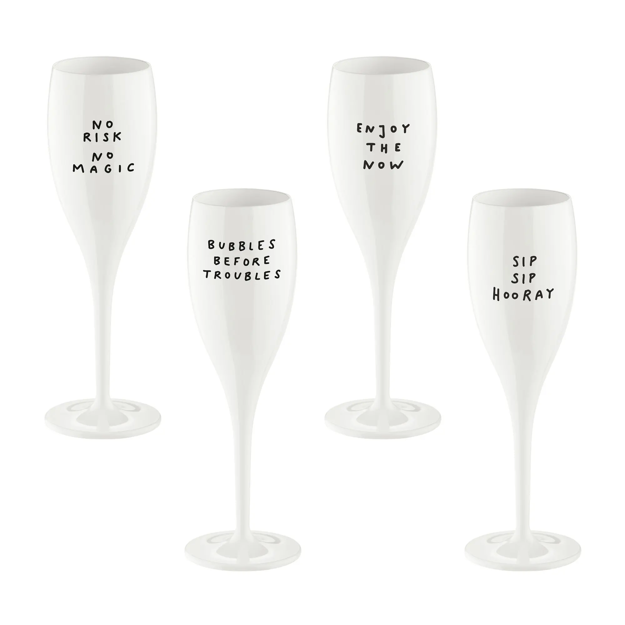 Sektglas Cheers No. 1, 4er-Set